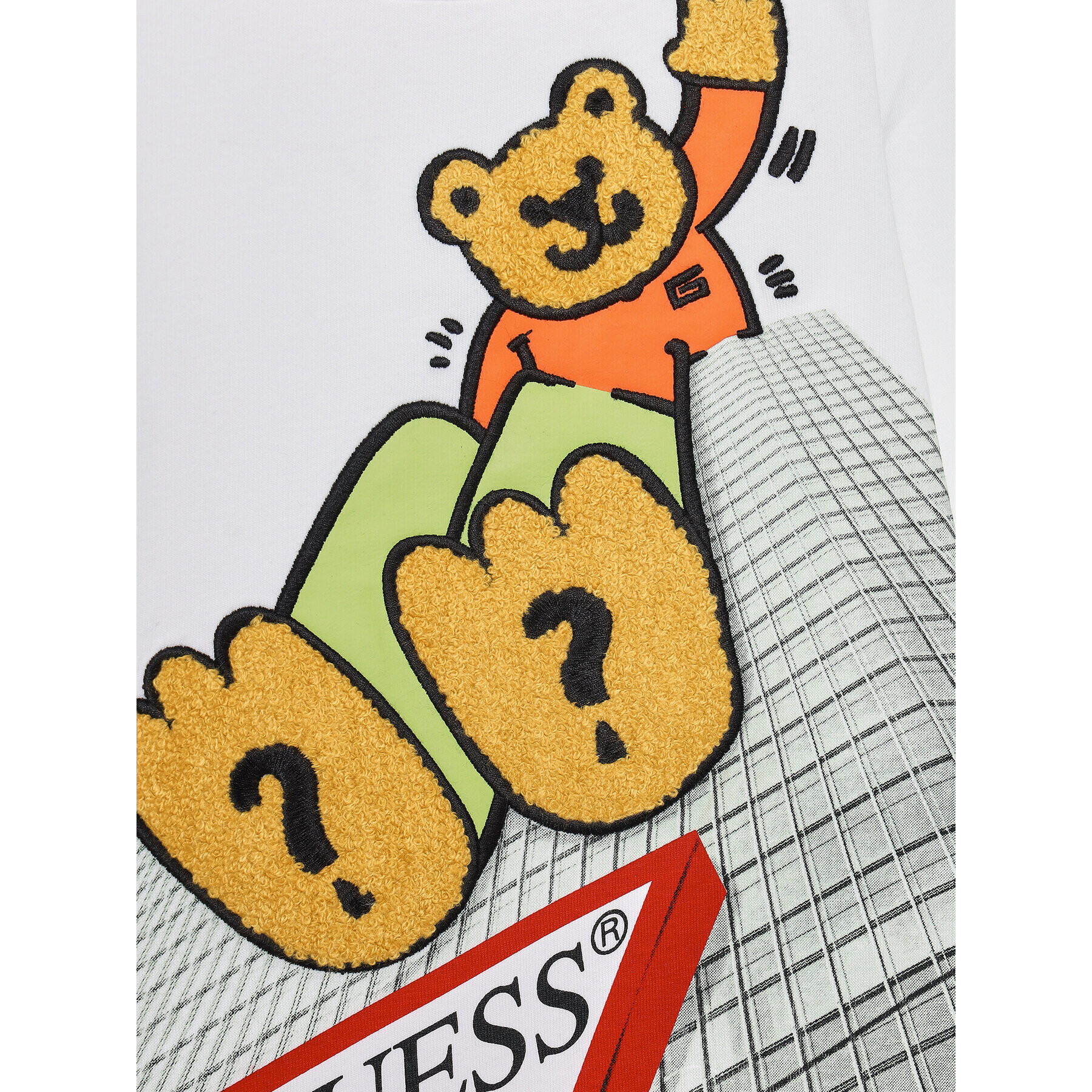 Guess Блуза N3BI18 I3Z14 Бял Regular Fit - Pepit.bg