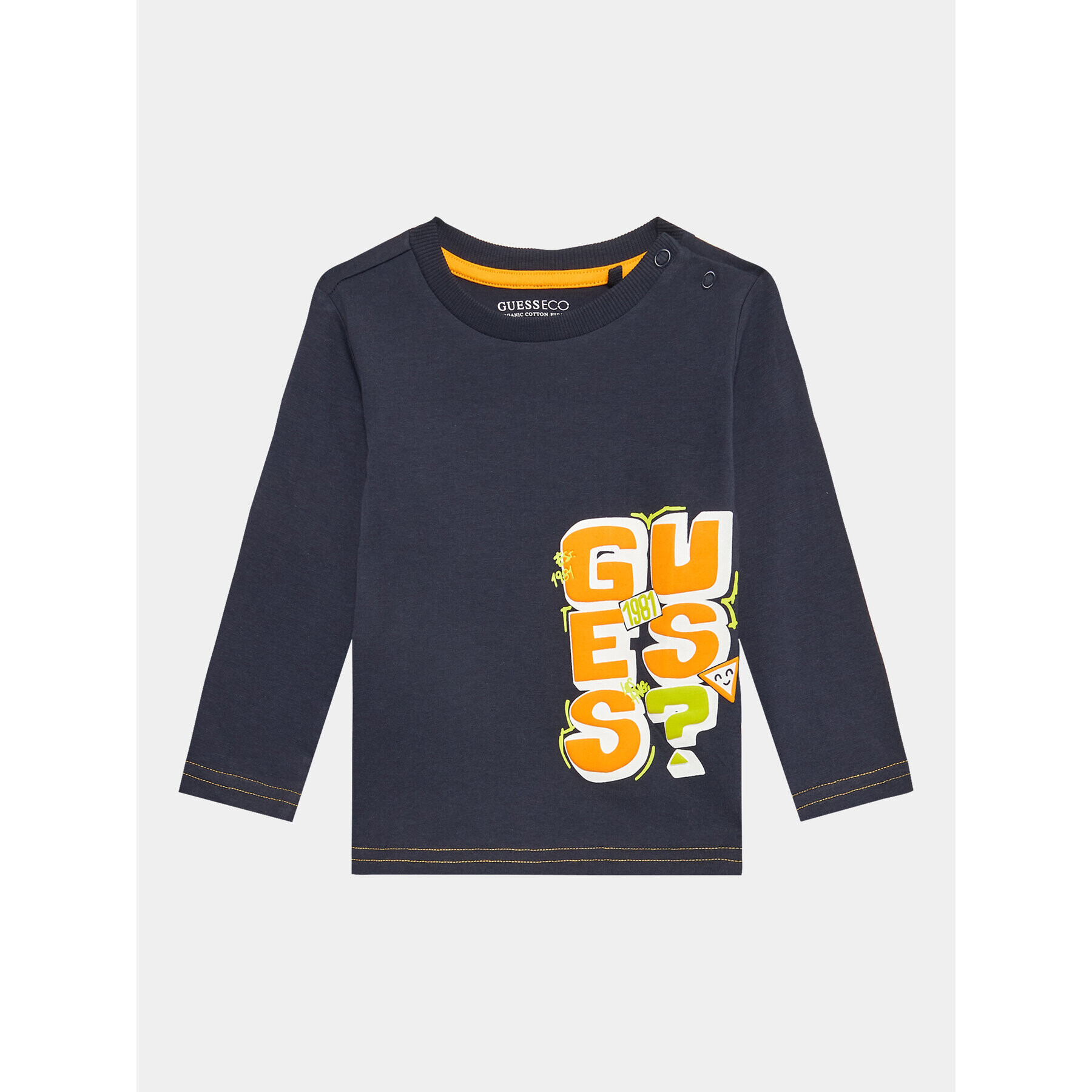 Guess Блуза N3YI01 K8HM0 Тъмносин Regular Fit - Pepit.bg