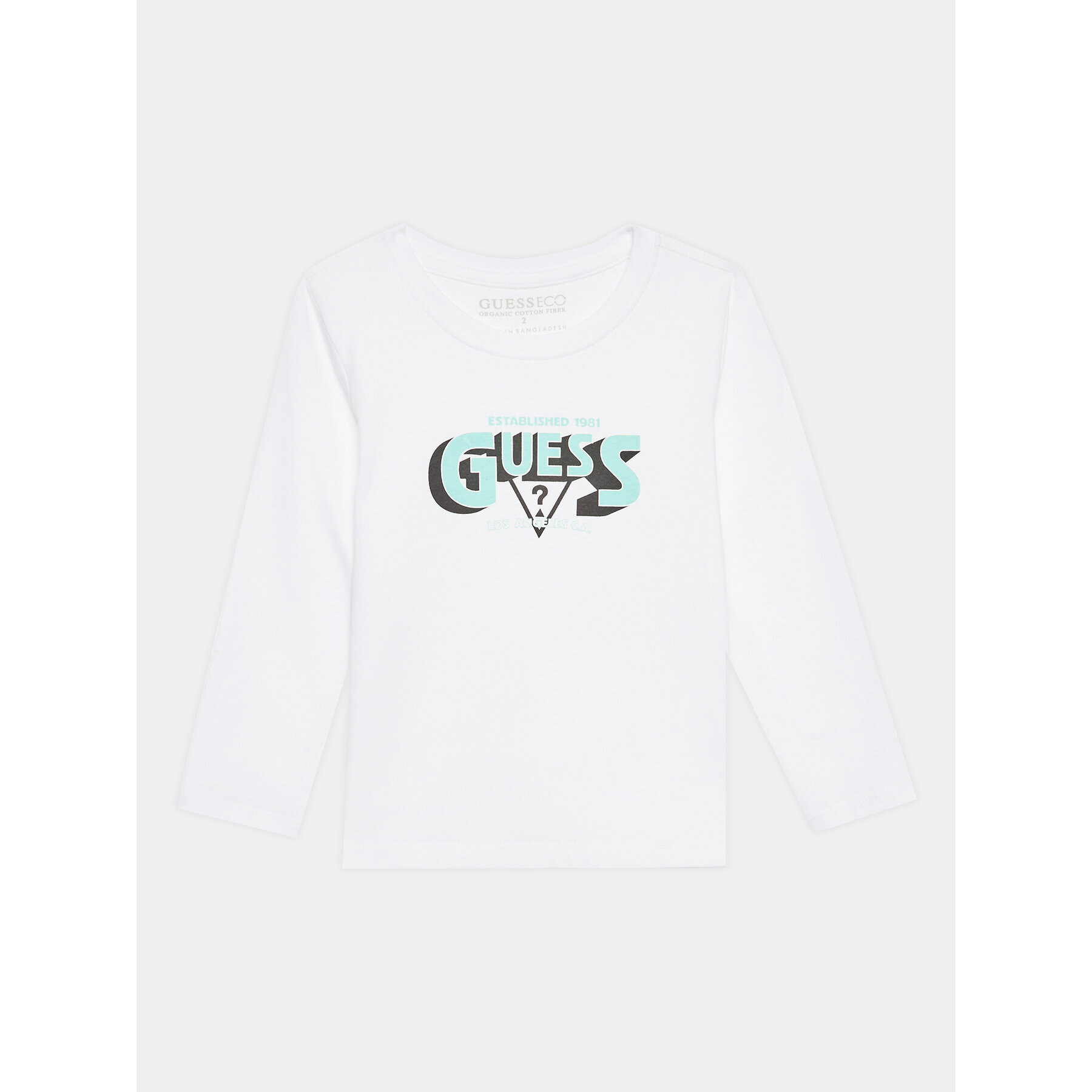Guess Блуза N3YI16 K8HM4 Бял Regular Fit - Pepit.bg