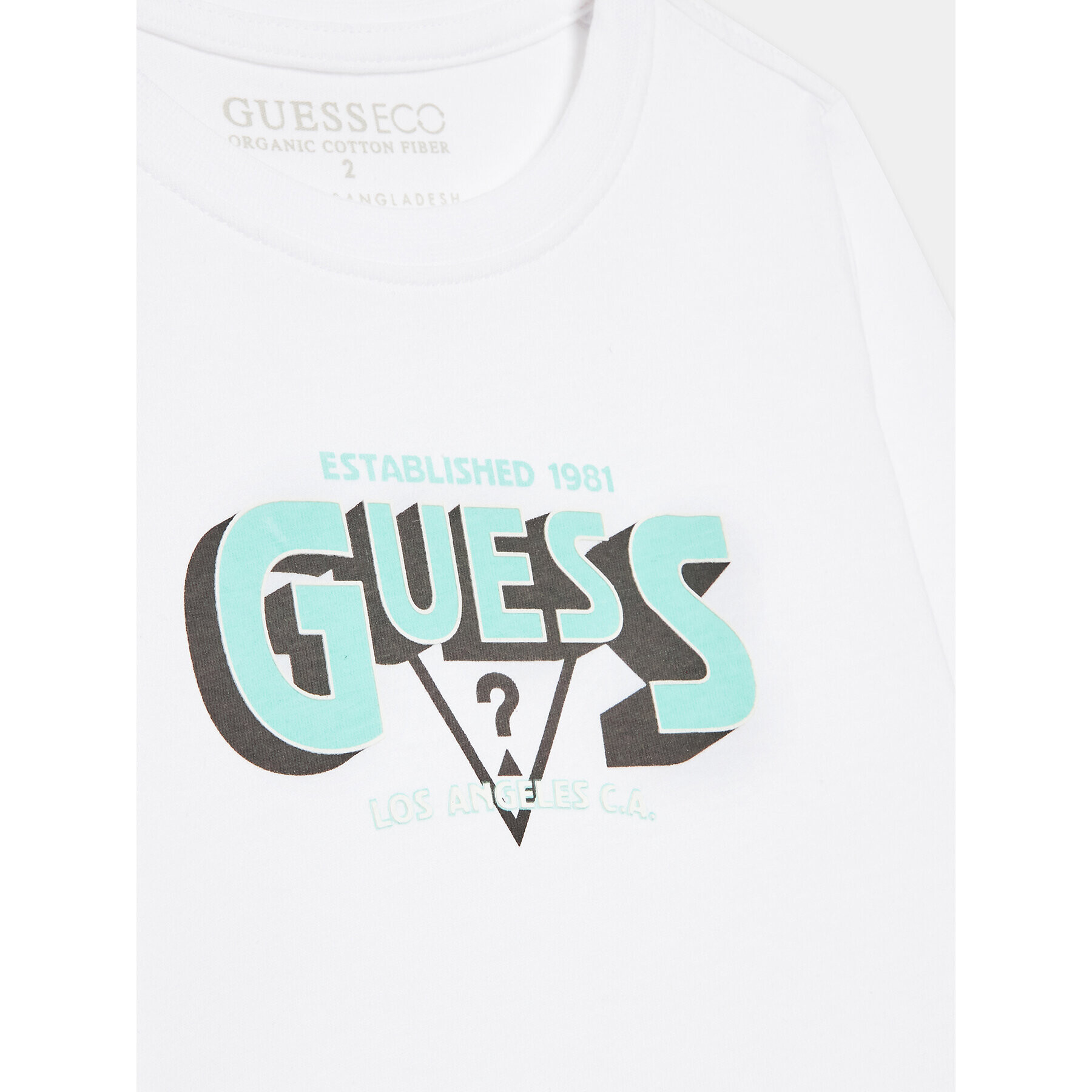 Guess Блуза N3YI16 K8HM4 Бял Regular Fit - Pepit.bg