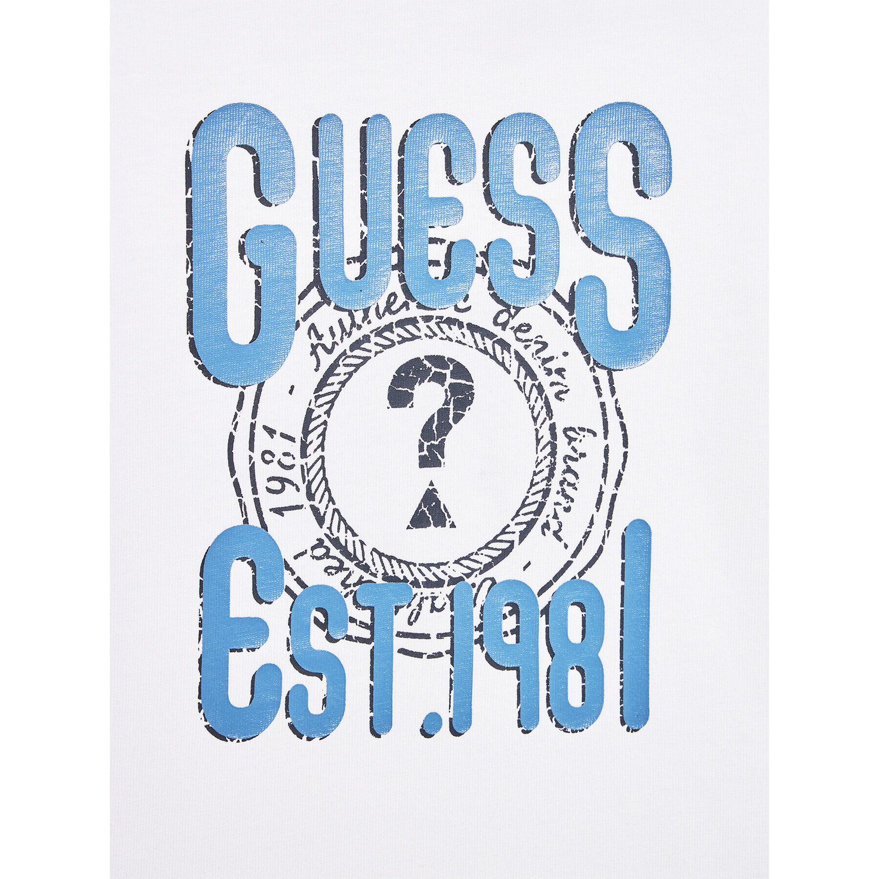 Guess Блуза N3YI24 K8HM4 Бял Regular Fit - Pepit.bg