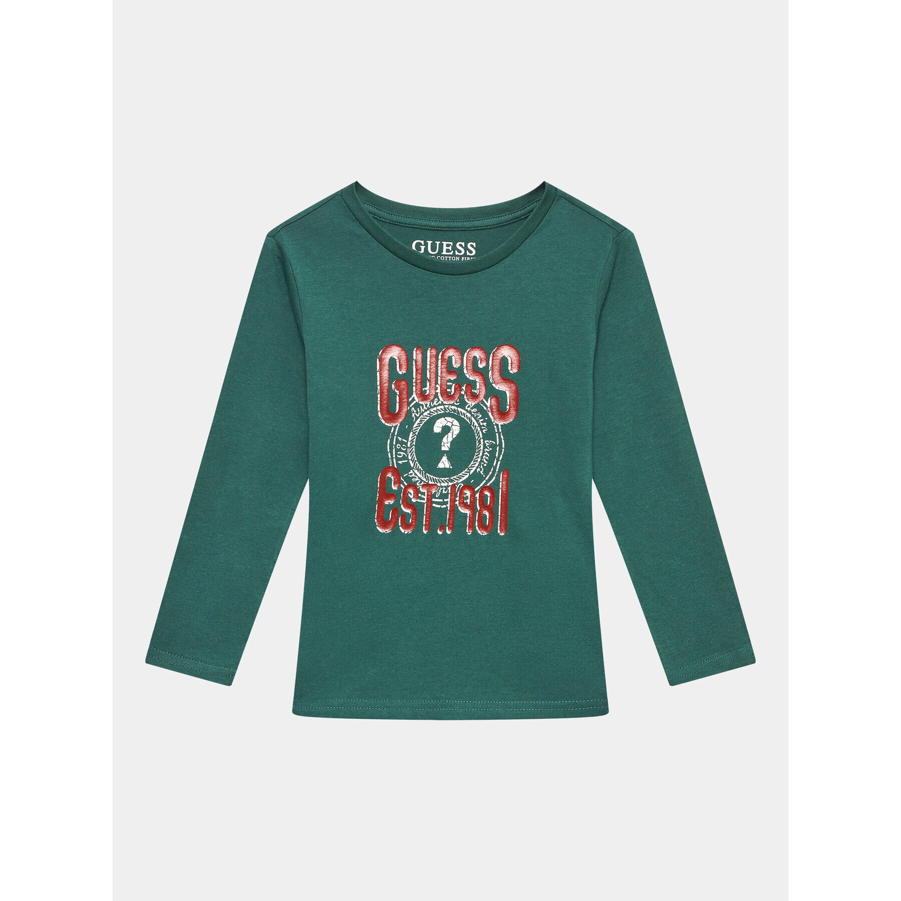 Guess Блуза N3YI24 K8HM4 Зелен Regular Fit - Pepit.bg