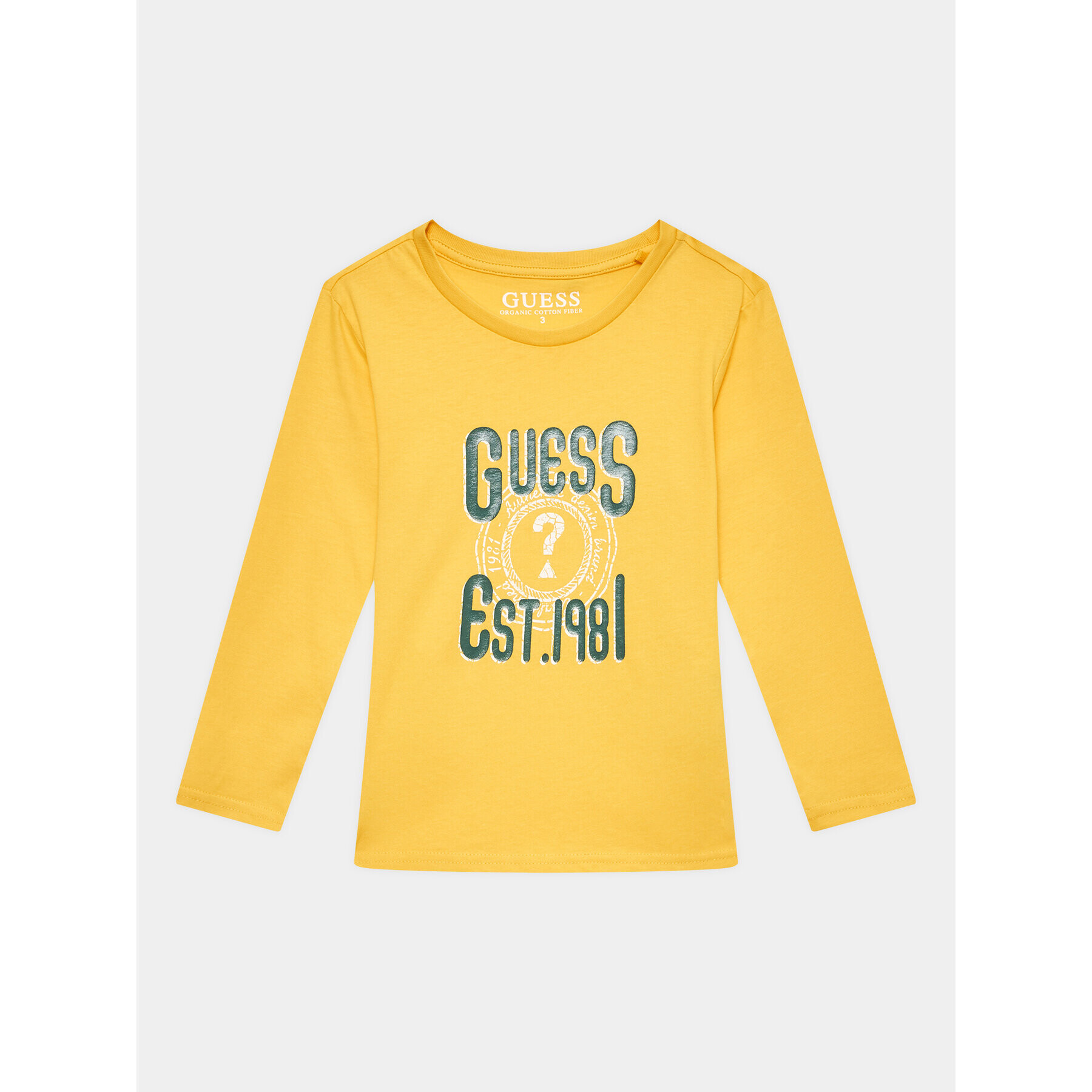 Guess Блуза N3YI24 K8HM4 Жълт Regular Fit - Pepit.bg