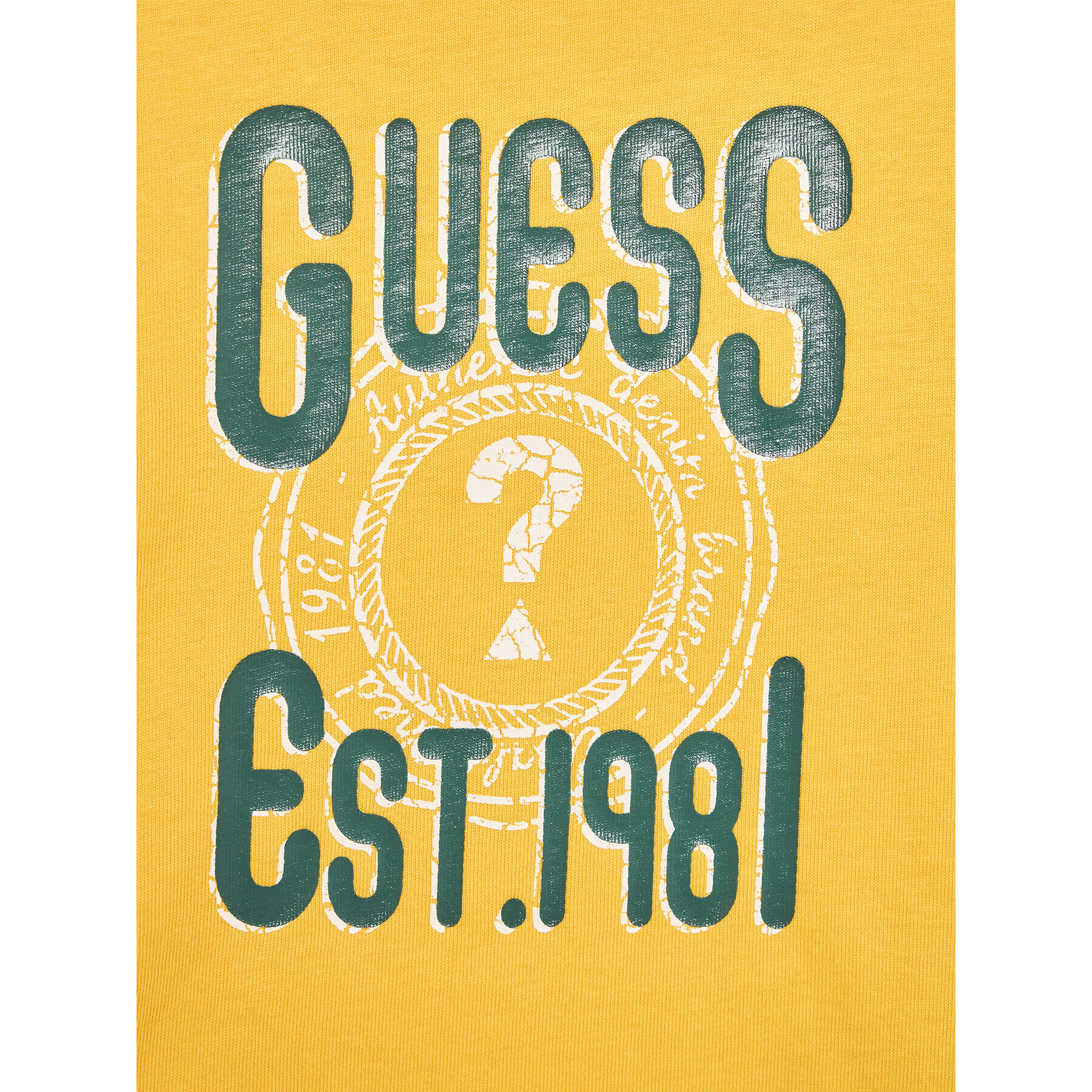 Guess Блуза N3YI24 K8HM4 Жълт Regular Fit - Pepit.bg