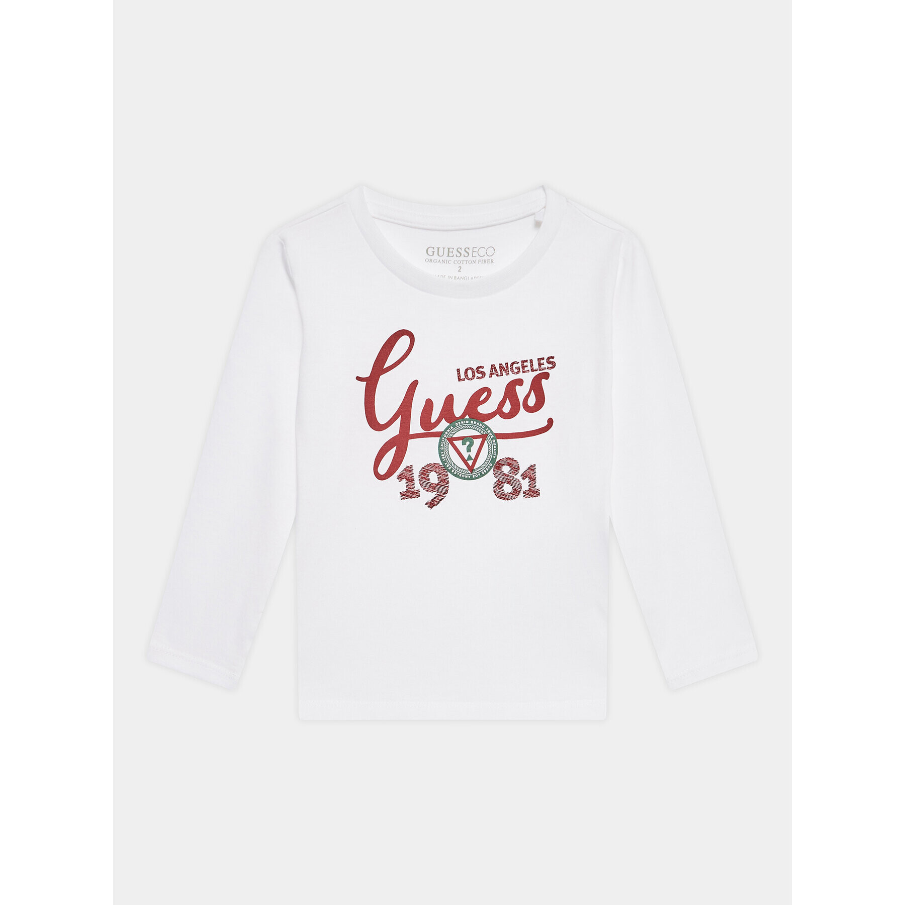 Guess Блуза N3YI26 K8HM4 Бял Regular Fit - Pepit.bg