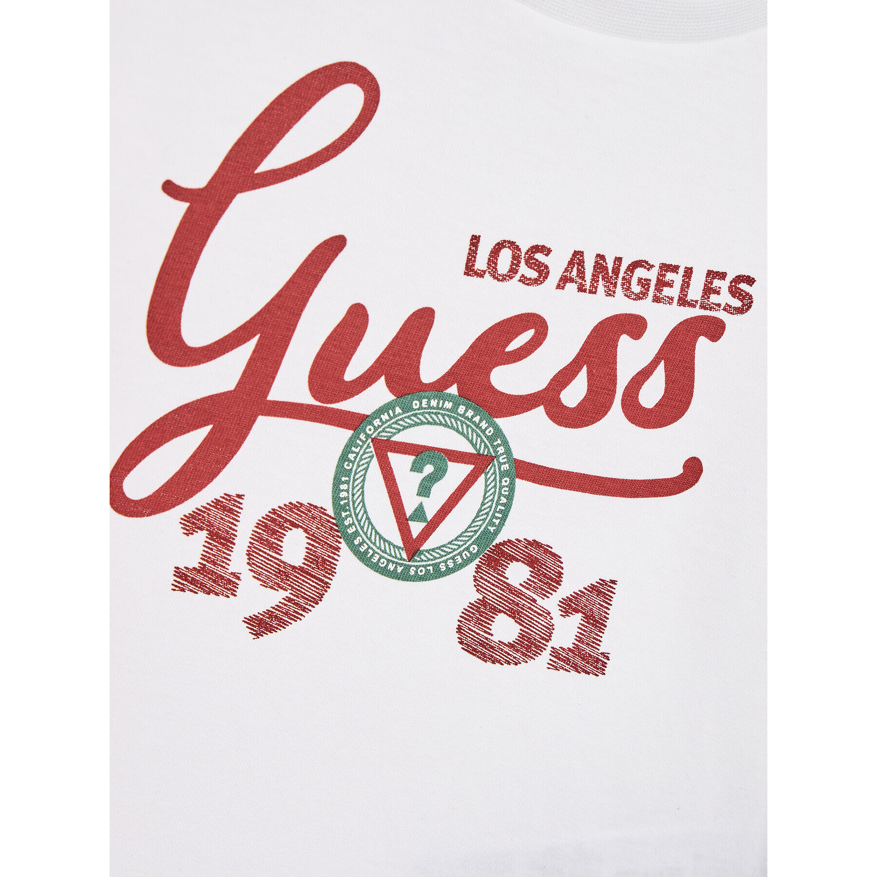 Guess Блуза N3YI26 K8HM4 Бял Regular Fit - Pepit.bg