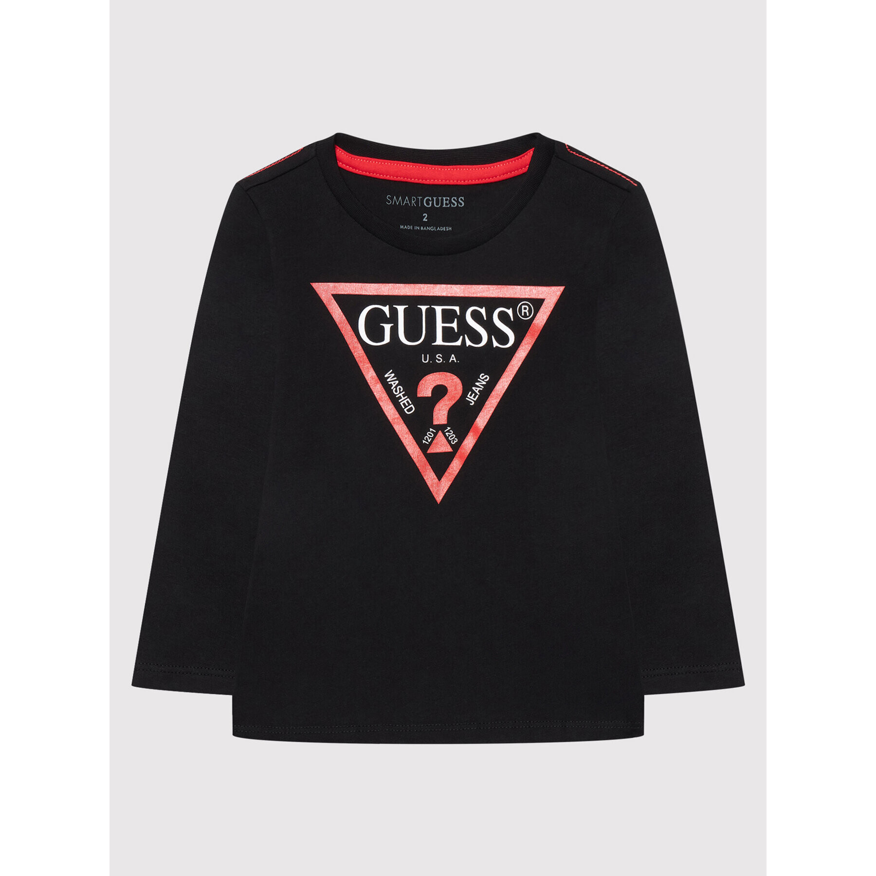 Guess Блуза N84I24 K8HM0 Черен Regular Fit - Pepit.bg