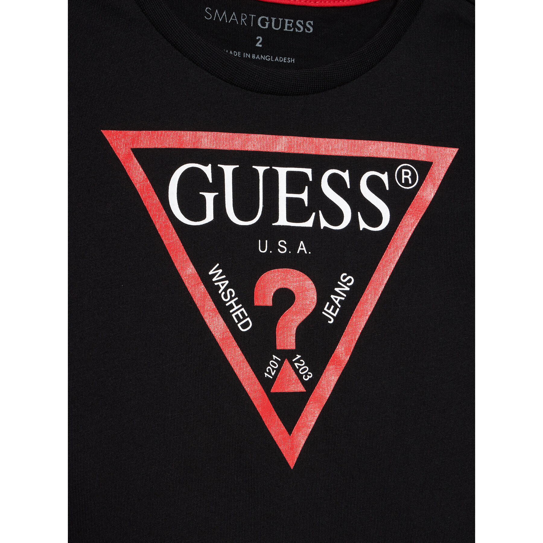 Guess Блуза N84I24 K8HM0 Черен Regular Fit - Pepit.bg