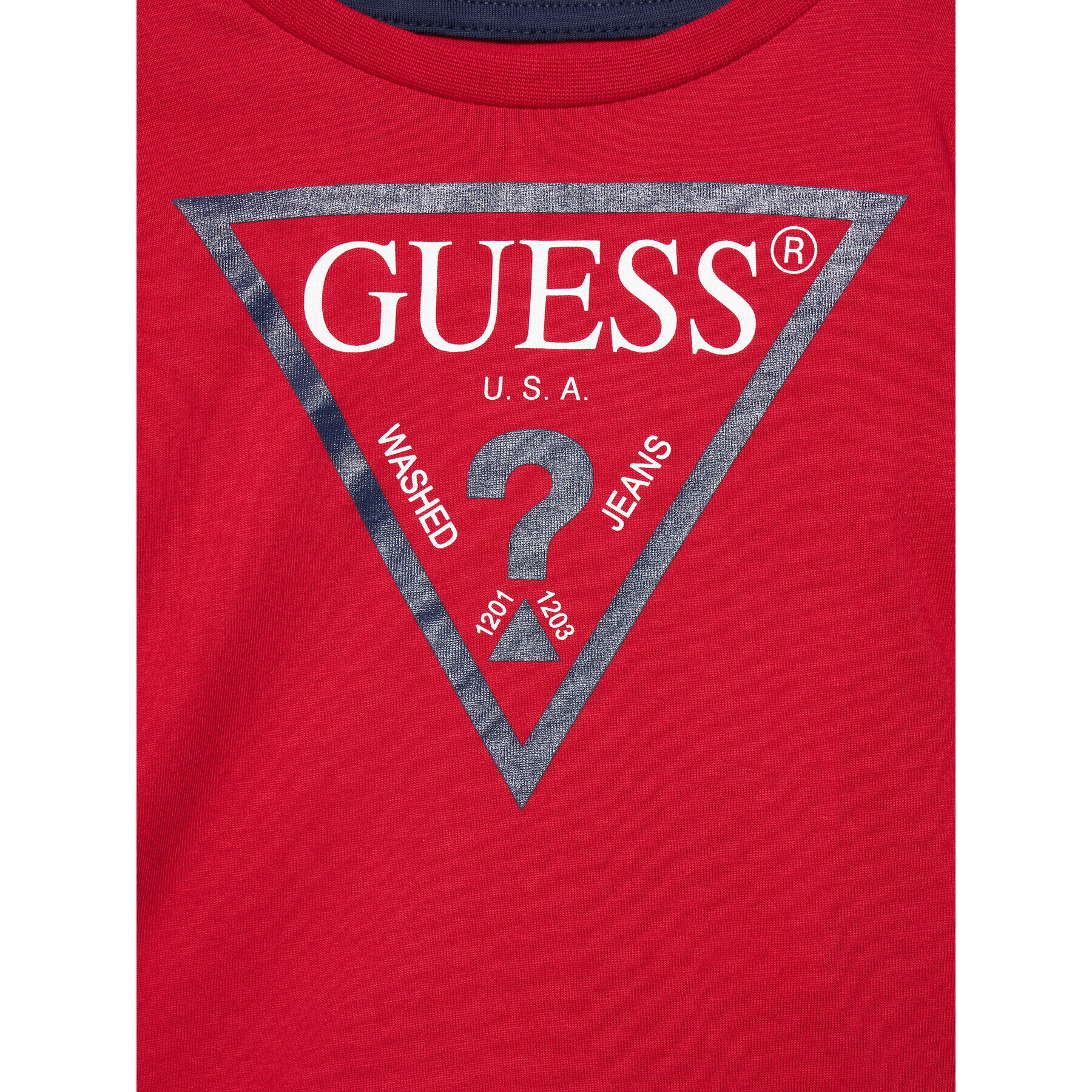 Guess Блуза N84I24 K8HM0 Червен Regular Fit - Pepit.bg