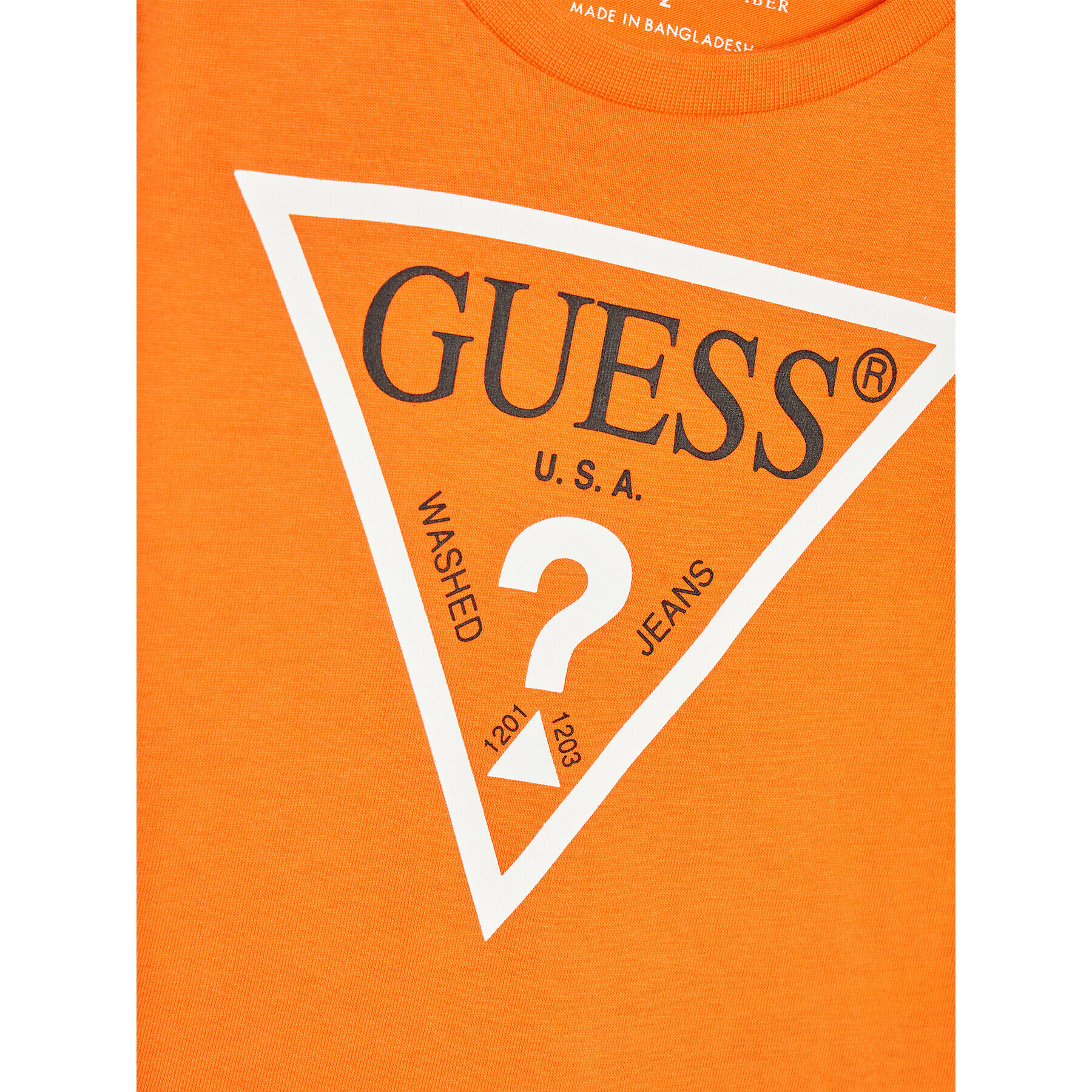 Guess Блуза N84I24 K8HM0 Оранжев Regular Fit - Pepit.bg