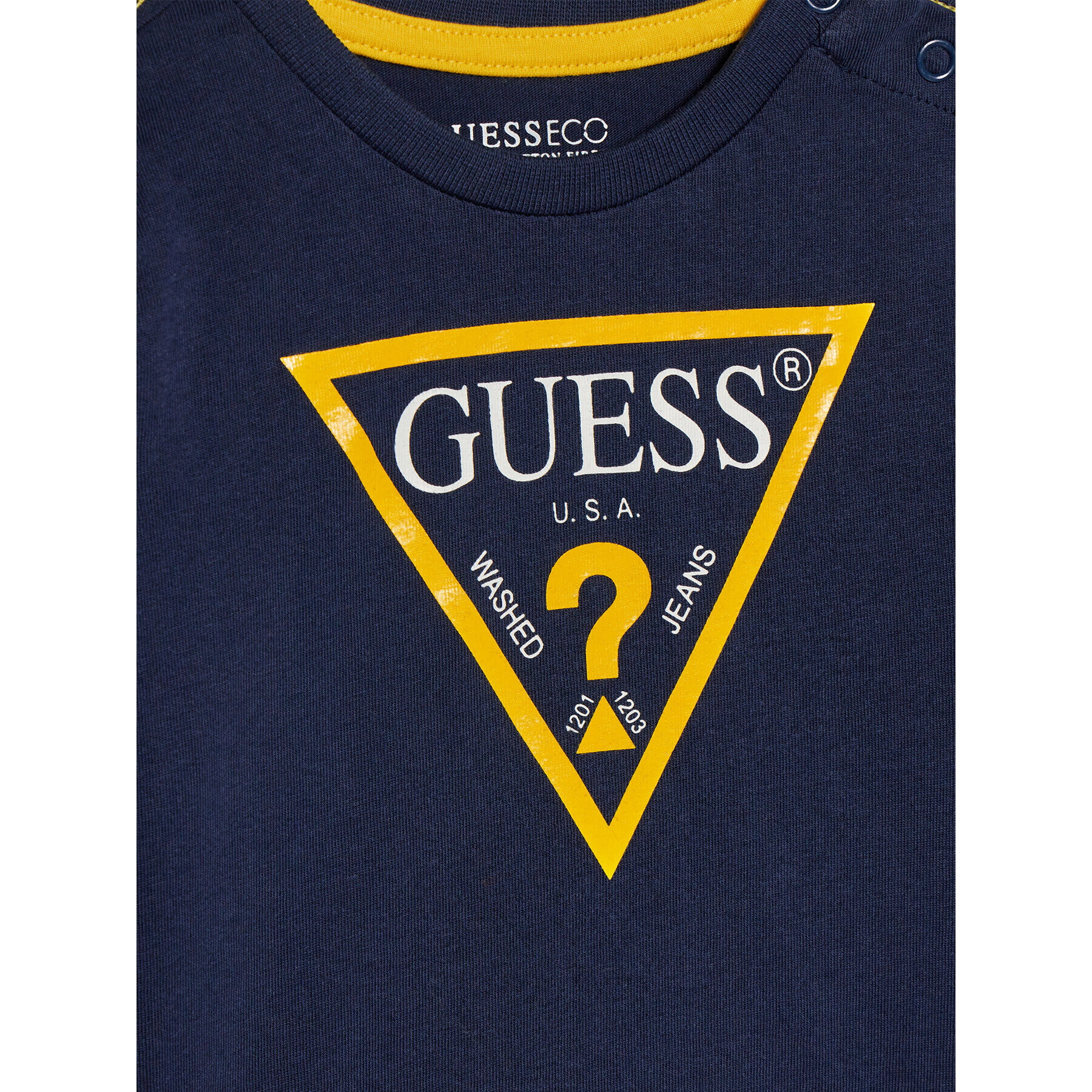 Guess Блуза N84I24 K8HM0 Тъмносин Regular Fit - Pepit.bg