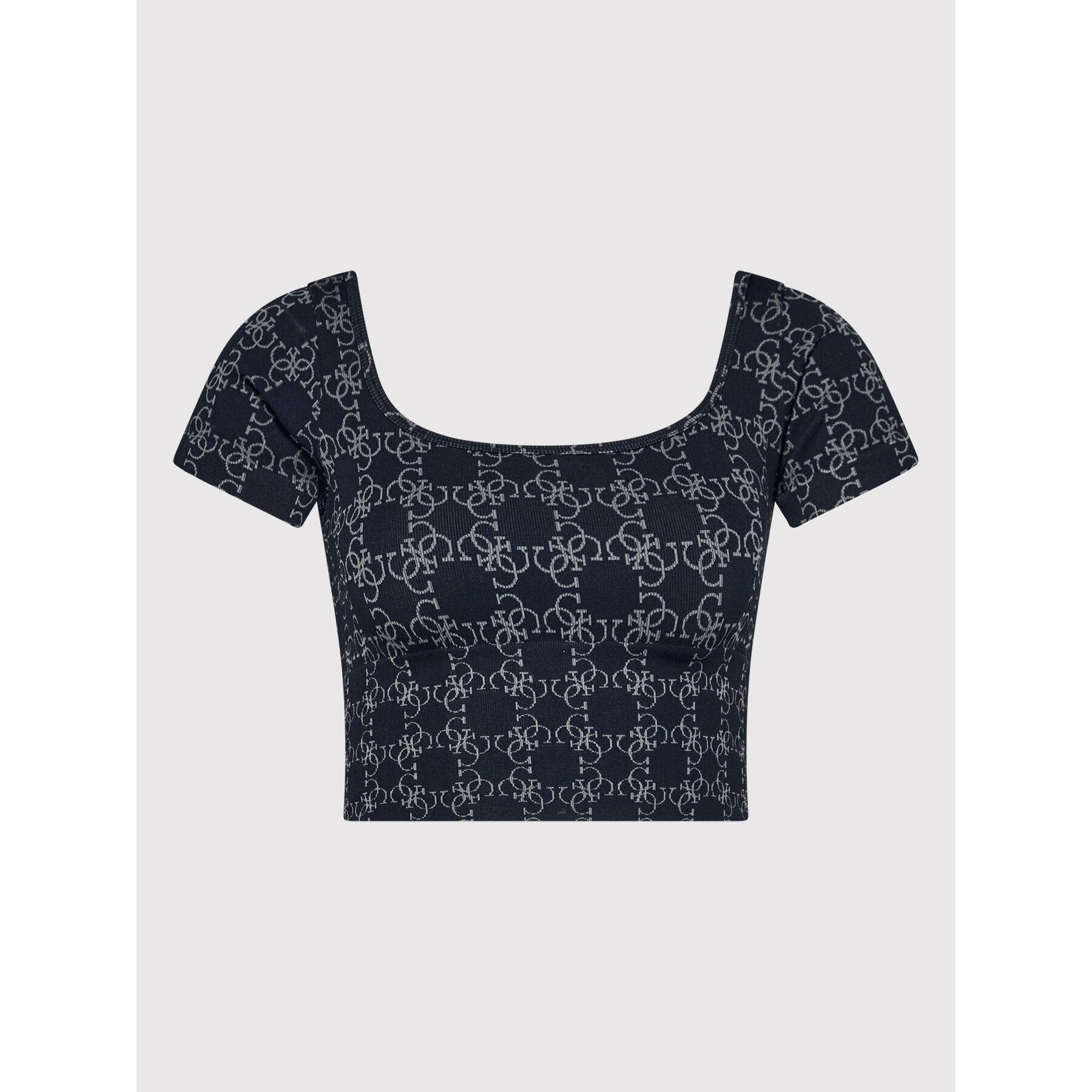 Guess Блуза O1BA3A ZZ04N Тъмносин Slim Fit - Pepit.bg