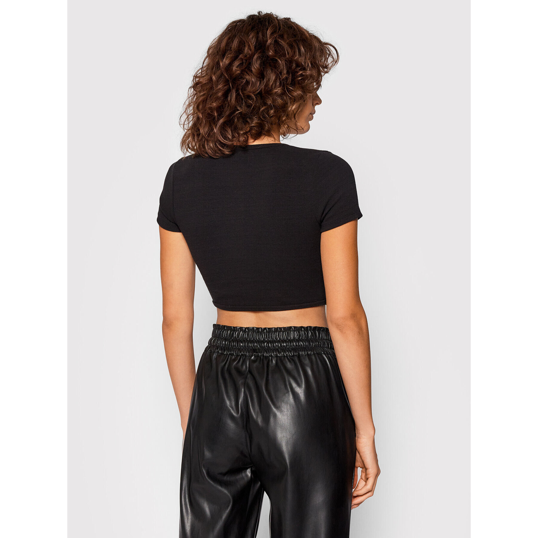 Guess Блуза O1BC09 RB00P Черен Slim Fit - Pepit.bg
