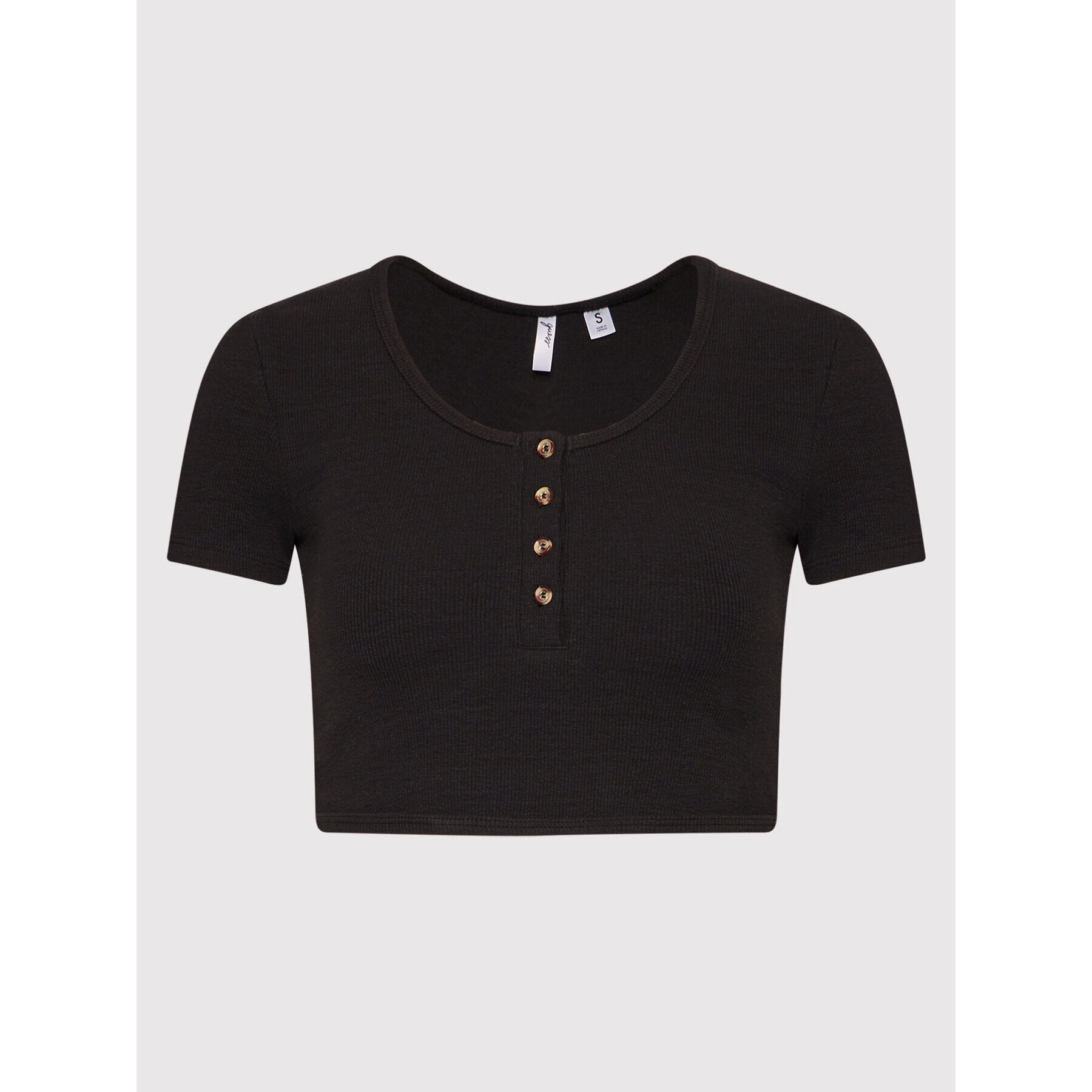 Guess Блуза O1BC09 RB00P Черен Slim Fit - Pepit.bg