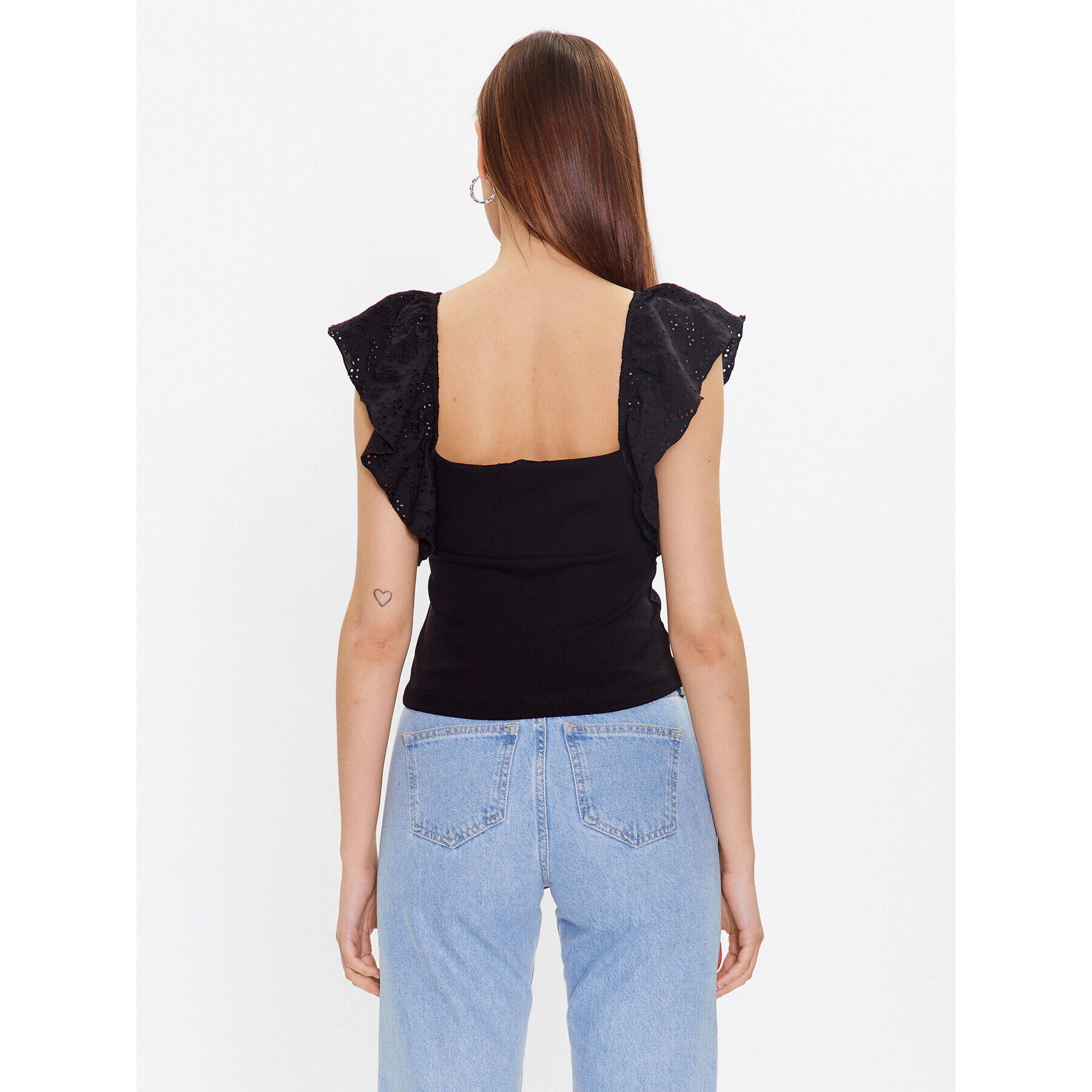 Guess Блуза Raina W3GP38 K8RT2 Черен Regular Fit - Pepit.bg