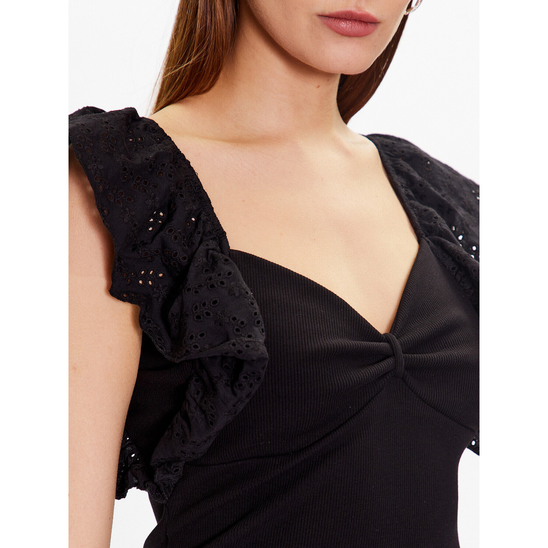 Guess Блуза Raina W3GP38 K8RT2 Черен Regular Fit - Pepit.bg