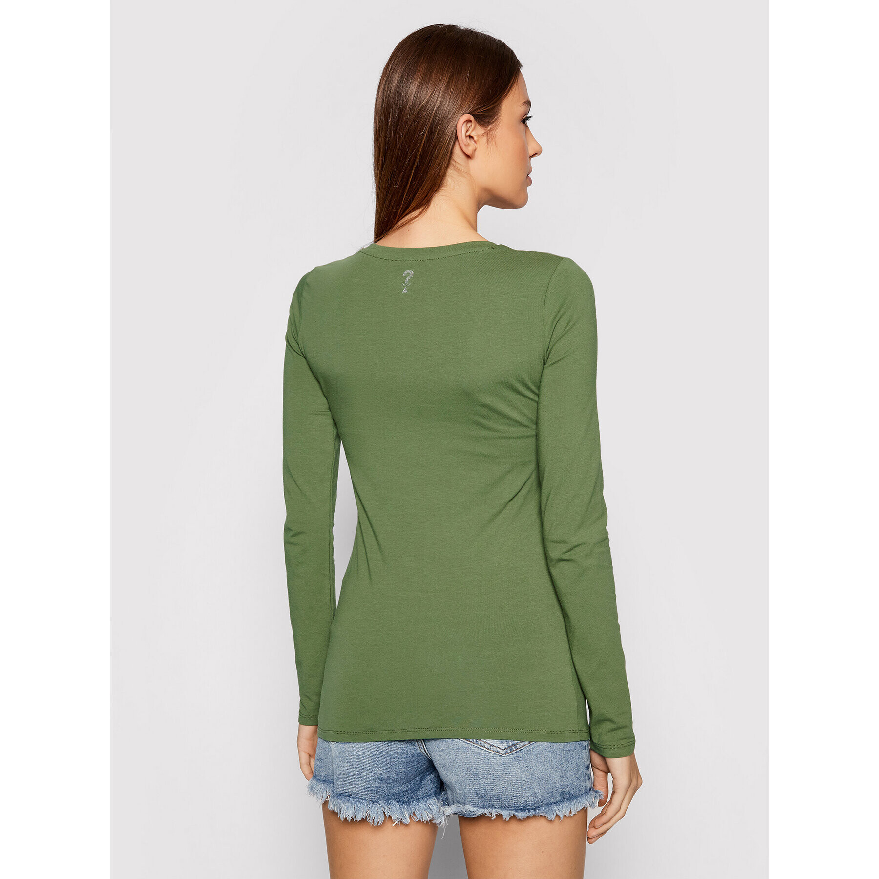 Guess Блуза Raisa W1YI90 J1311 Зелен Slim Fit - Pepit.bg