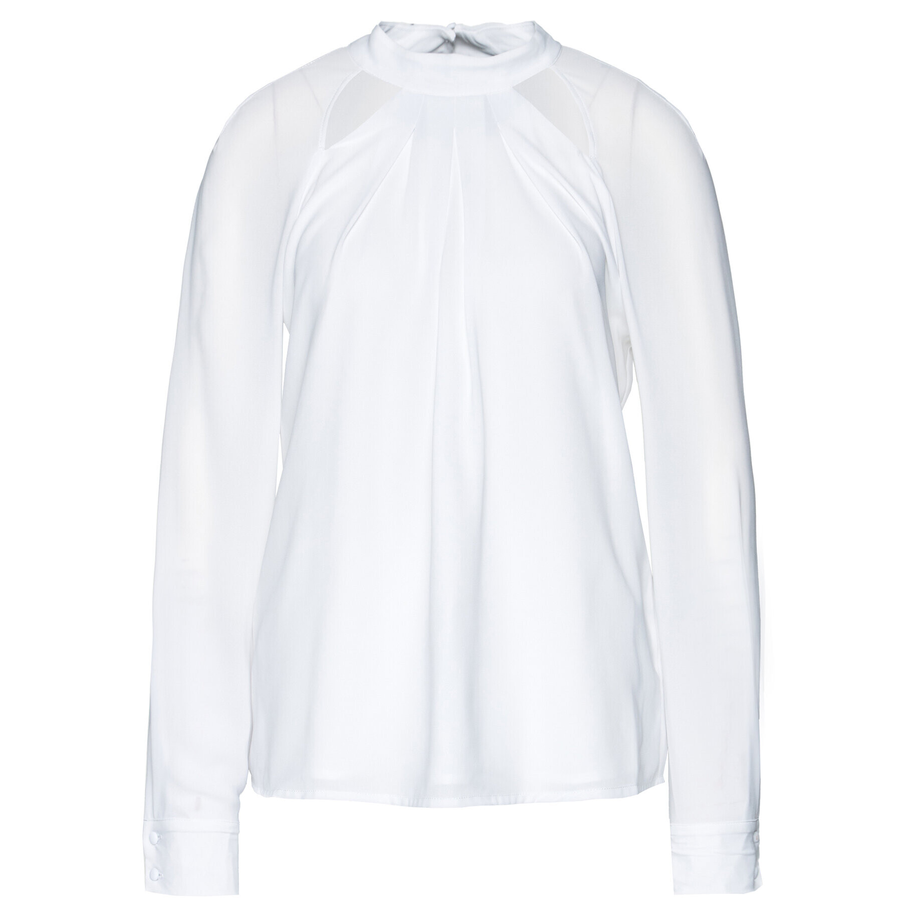 Guess Блуза Rickie W1RH84 WDOQ2 Бял Regular Fit - Pepit.bg