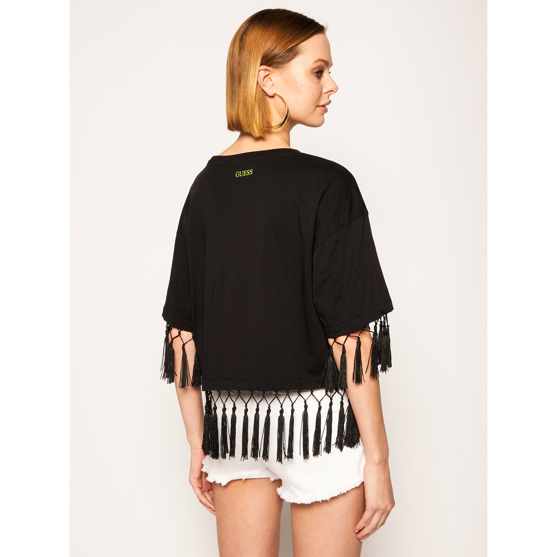 Guess Блуза Salsa W0GI98 JA900 Черен Regular Fit - Pepit.bg
