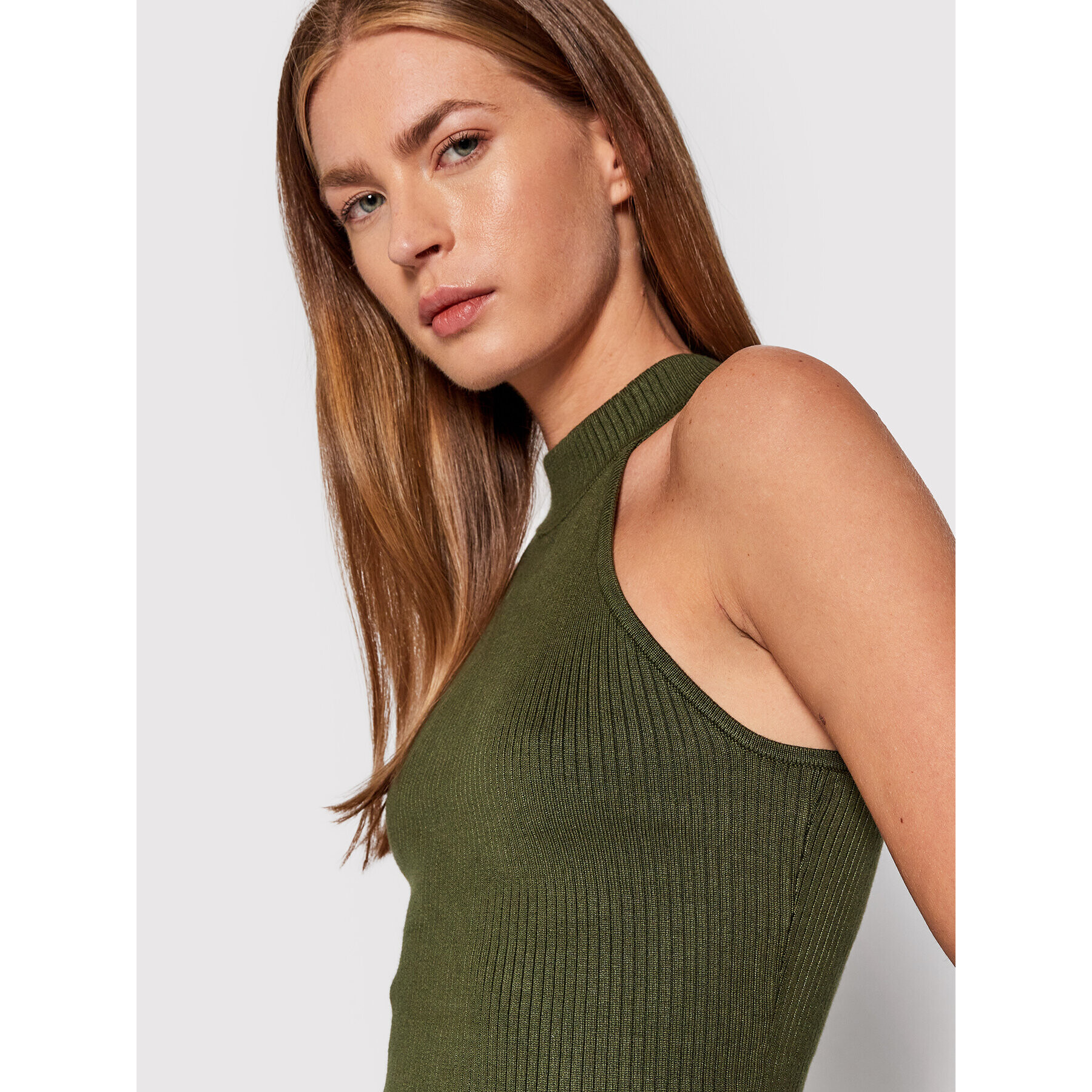 Guess Блуза Shea W0BR55 R1NN3 Зелен Regular Fit - Pepit.bg