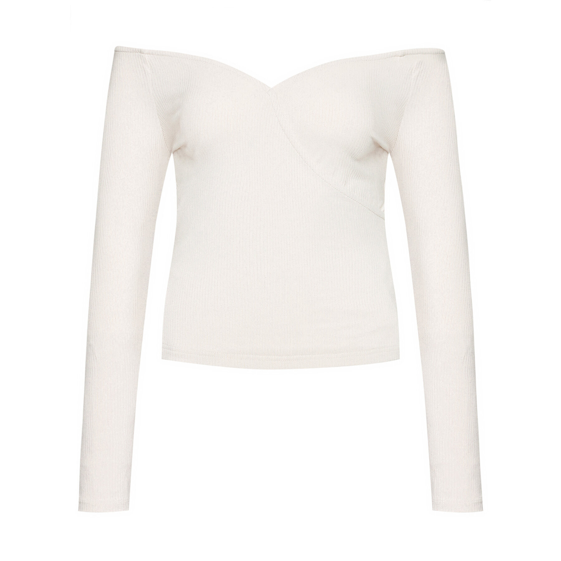 Guess Блуза Sonay W1RP14 KAER2 Бежов Slim Fit - Pepit.bg