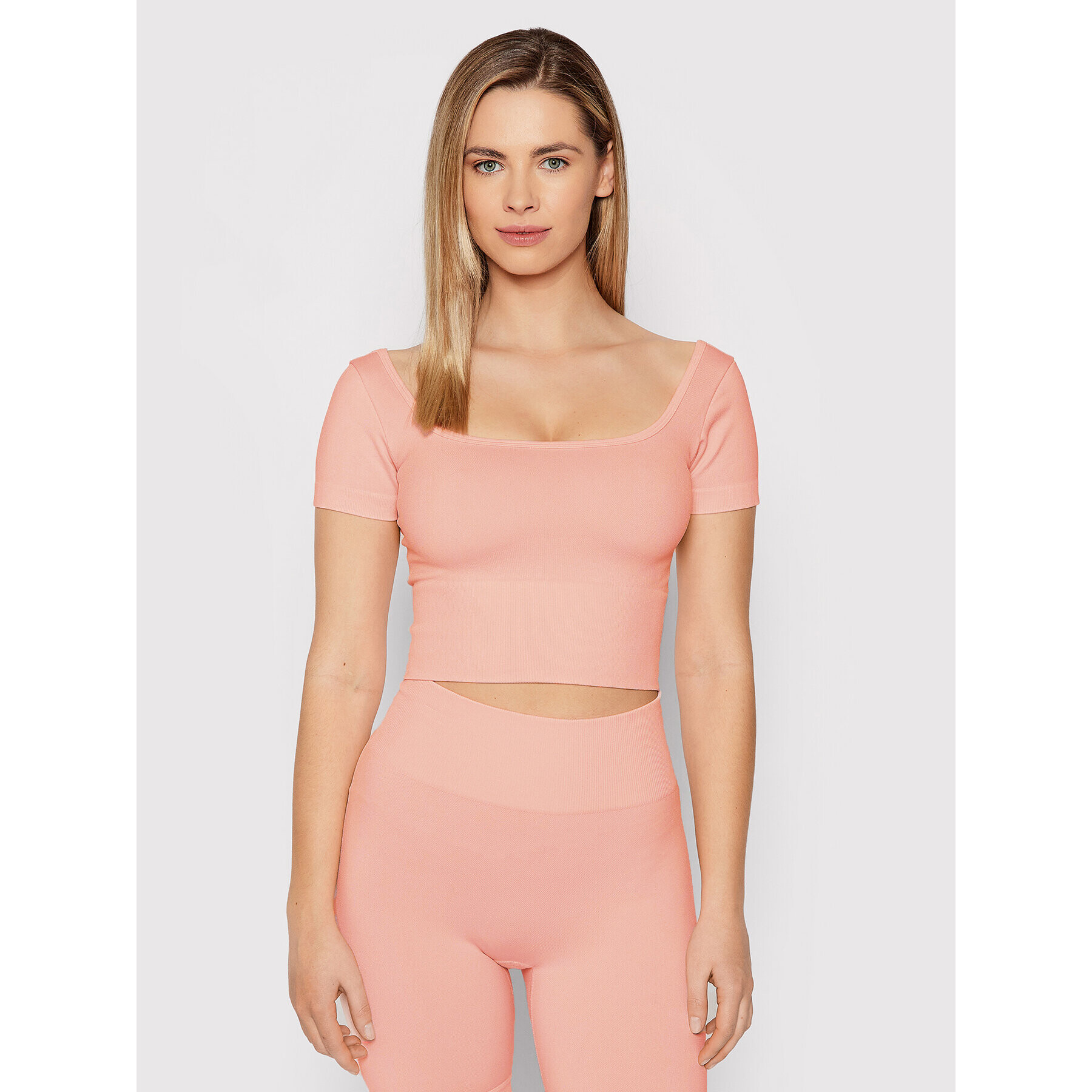 Guess Блуза V2RP13 ZZ04S Розов Slim Fit - Pepit.bg