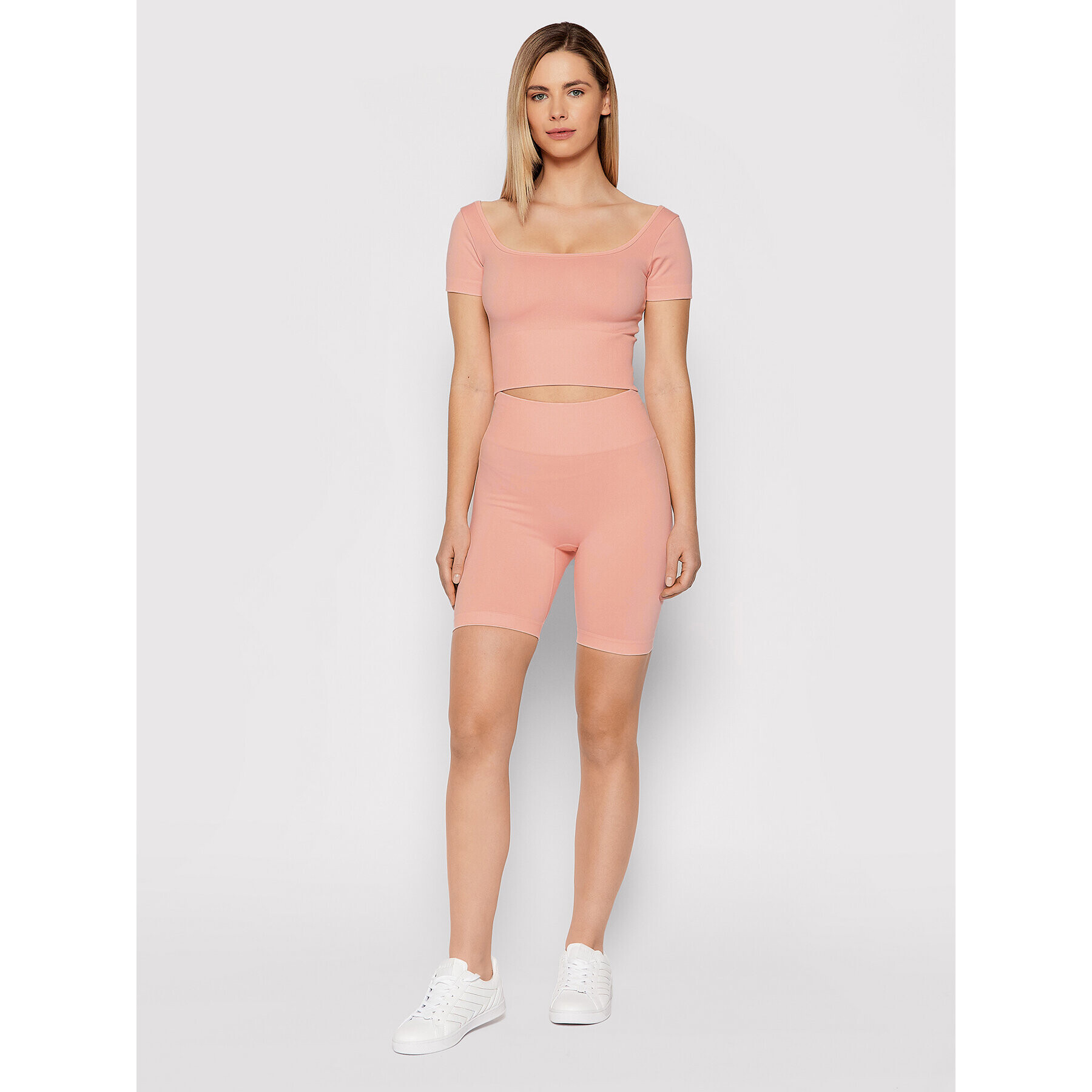 Guess Блуза V2RP13 ZZ04S Розов Slim Fit - Pepit.bg