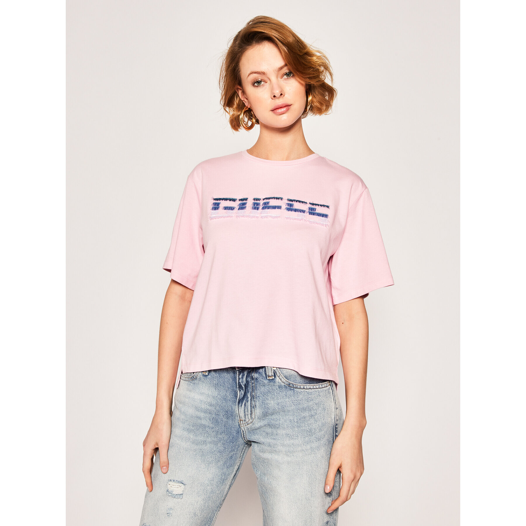 Guess Блуза Paulina W0GI0L K9OL0 Розов Regular Fit - Pepit.bg