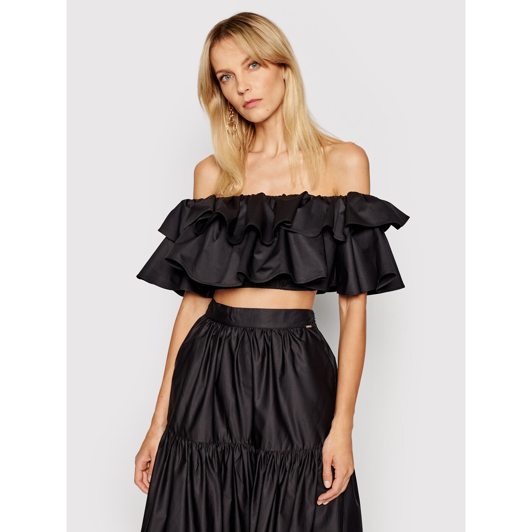 Guess Блуза W1GH0K WDXM0 Черен Regular Fit - Pepit.bg