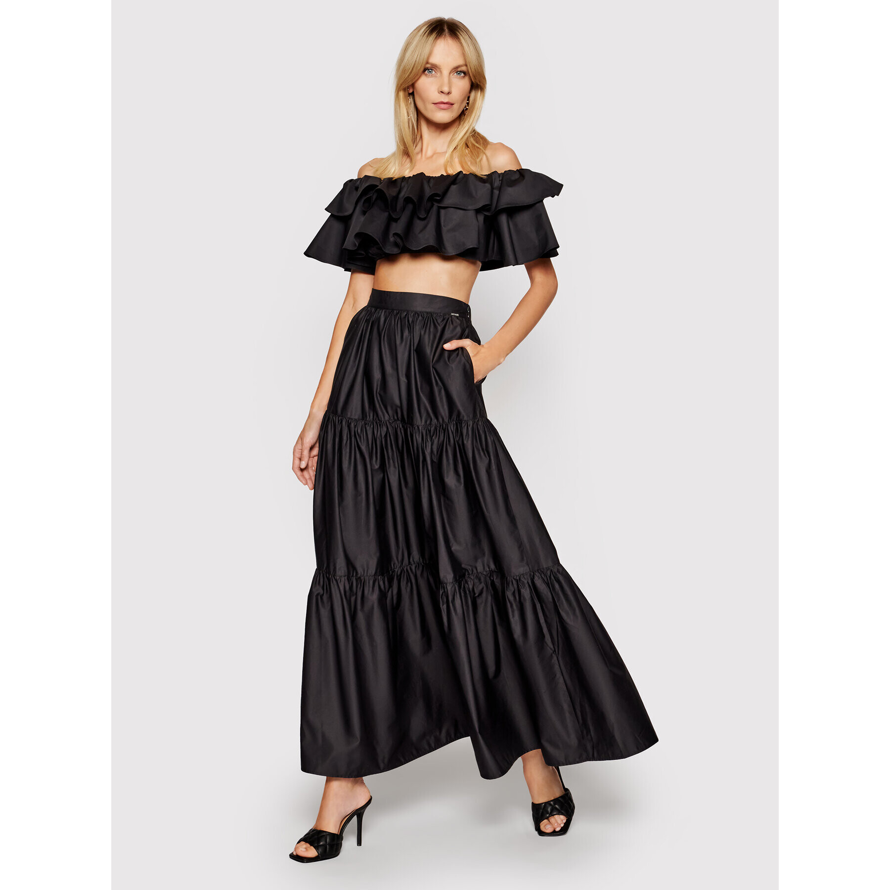 Guess Блуза W1GH0K WDXM0 Черен Regular Fit - Pepit.bg