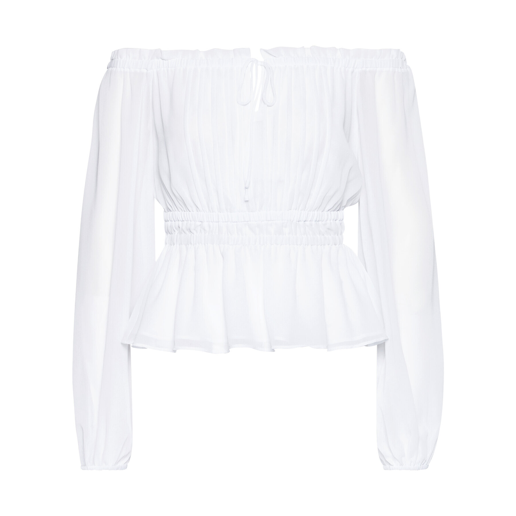 Guess Блуза W1GH59 RDX70 Бял Regular Fit - Pepit.bg