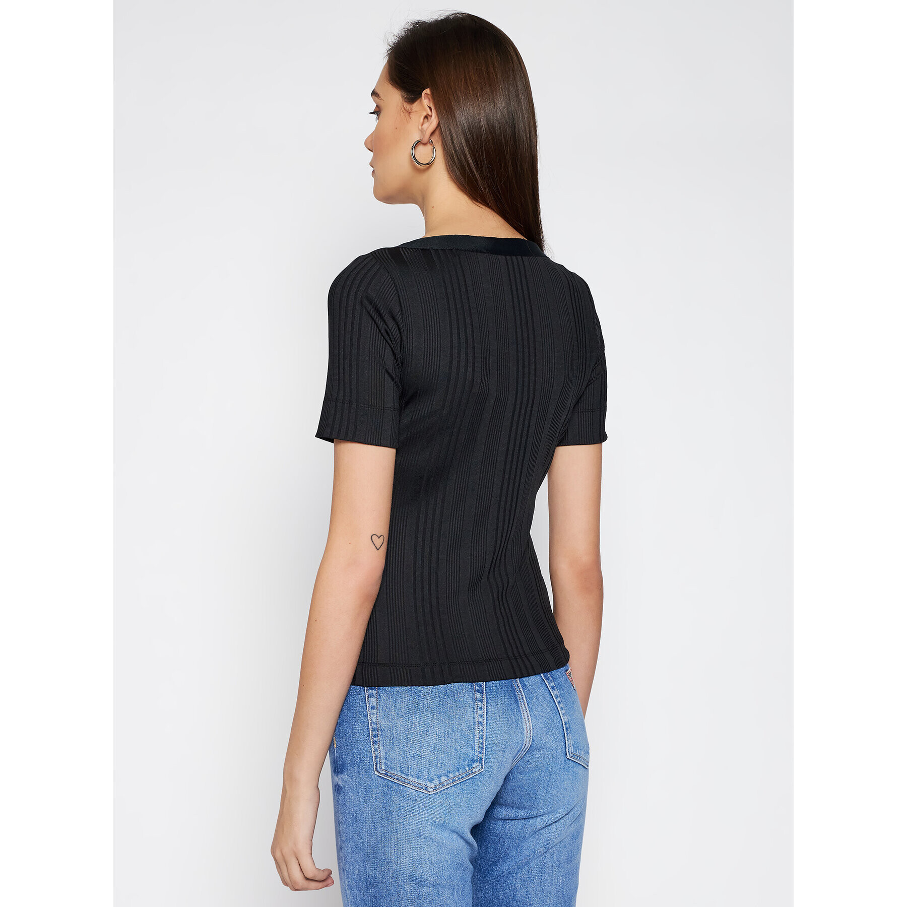 Guess Блуза W1GP83 KAF42 Черен Slim Fit - Pepit.bg