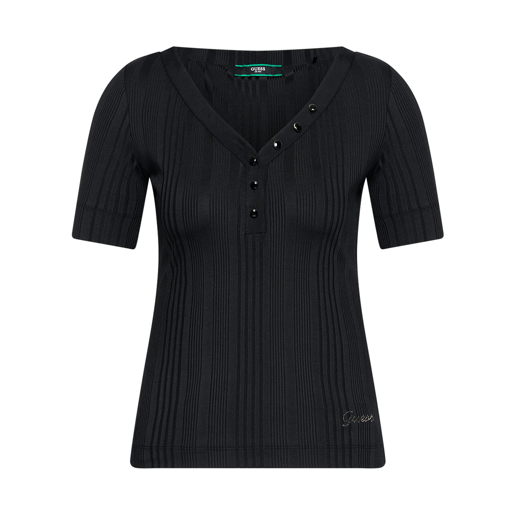 Guess Блуза W1GP83 KAF42 Черен Slim Fit - Pepit.bg