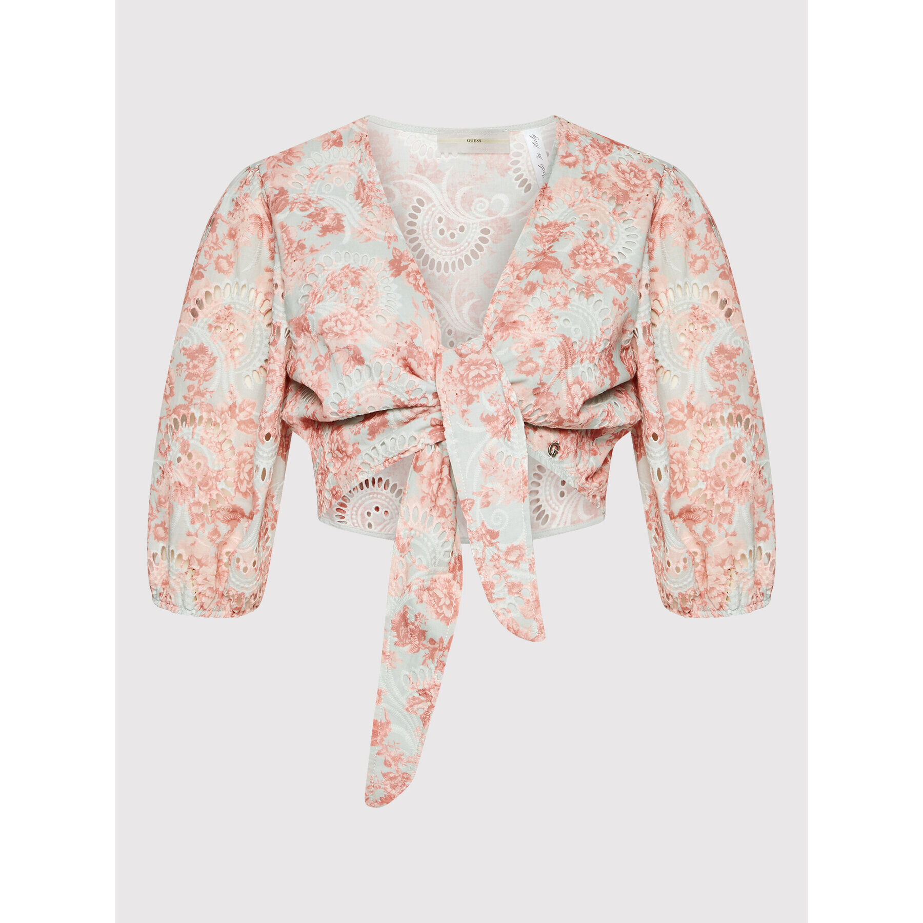Guess Блуза Silvia W2GH55 WEJV0 Розов Slim Fit - Pepit.bg
