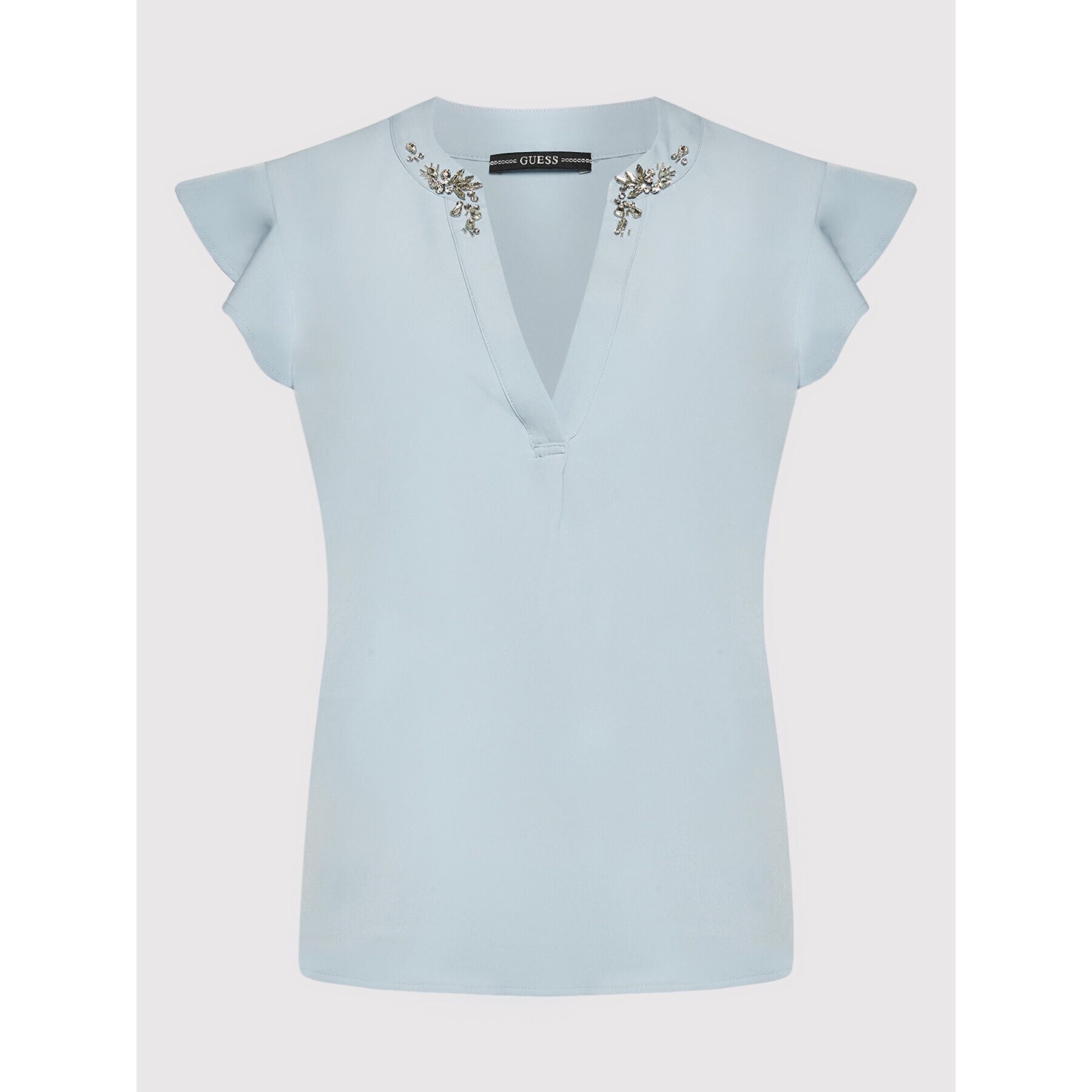 Guess Блуза Mattea W2GH82 WB4H2 Син Regular Fit - Pepit.bg