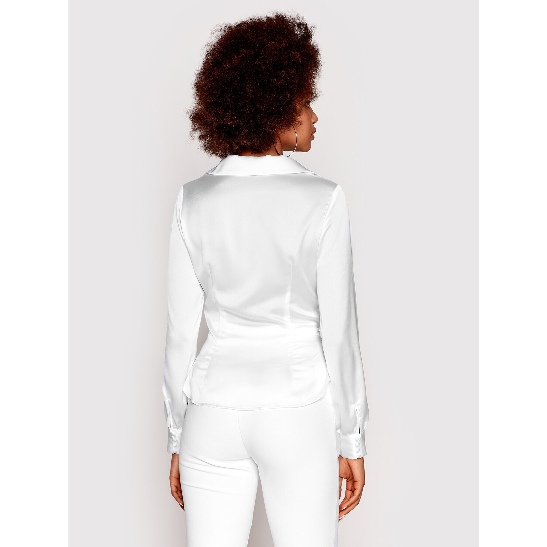 Guess Блуза W2GH96 WD8G2 Бял Regular Fit - Pepit.bg