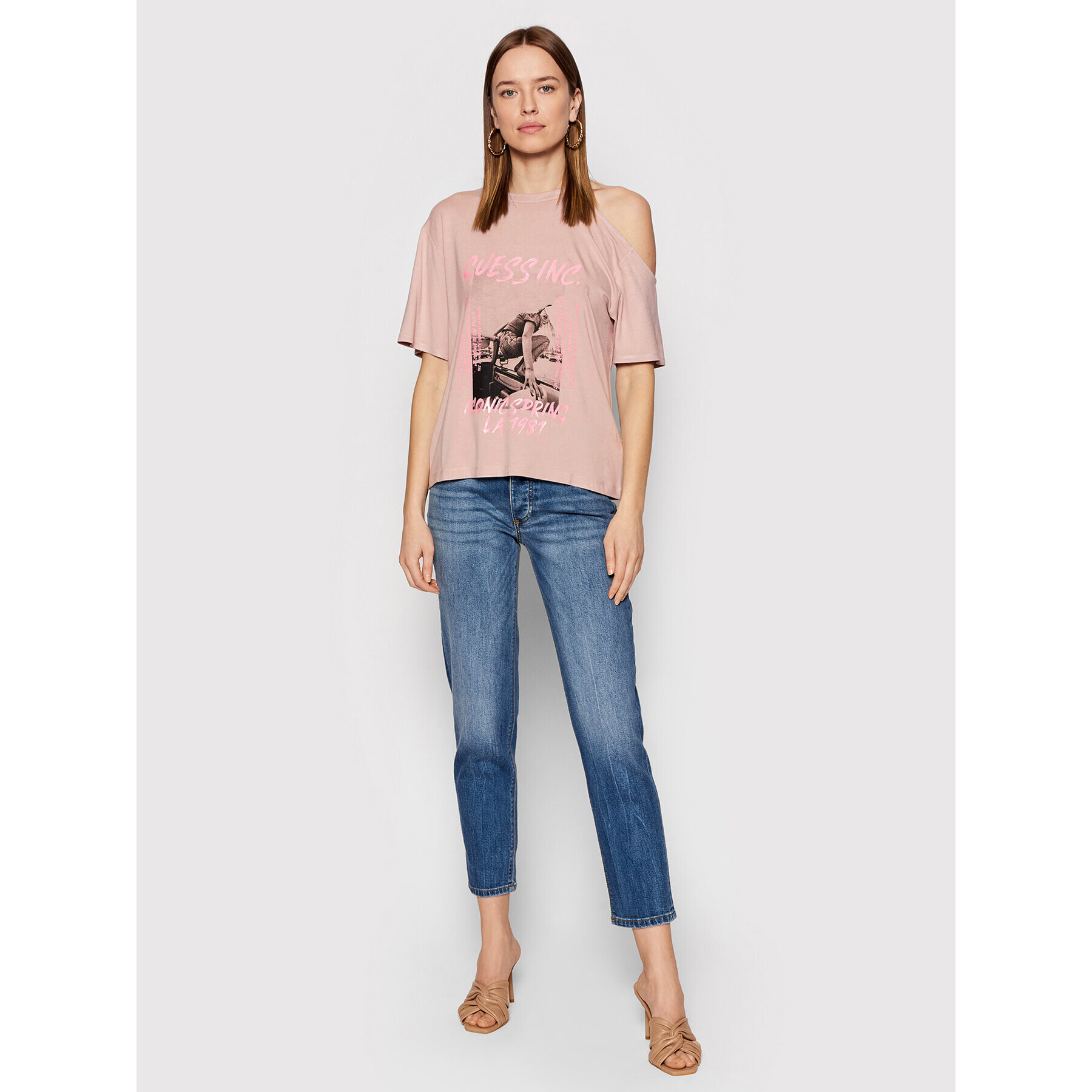 Guess Блуза W2RI15 K68D2 Розов Regular Fit - Pepit.bg