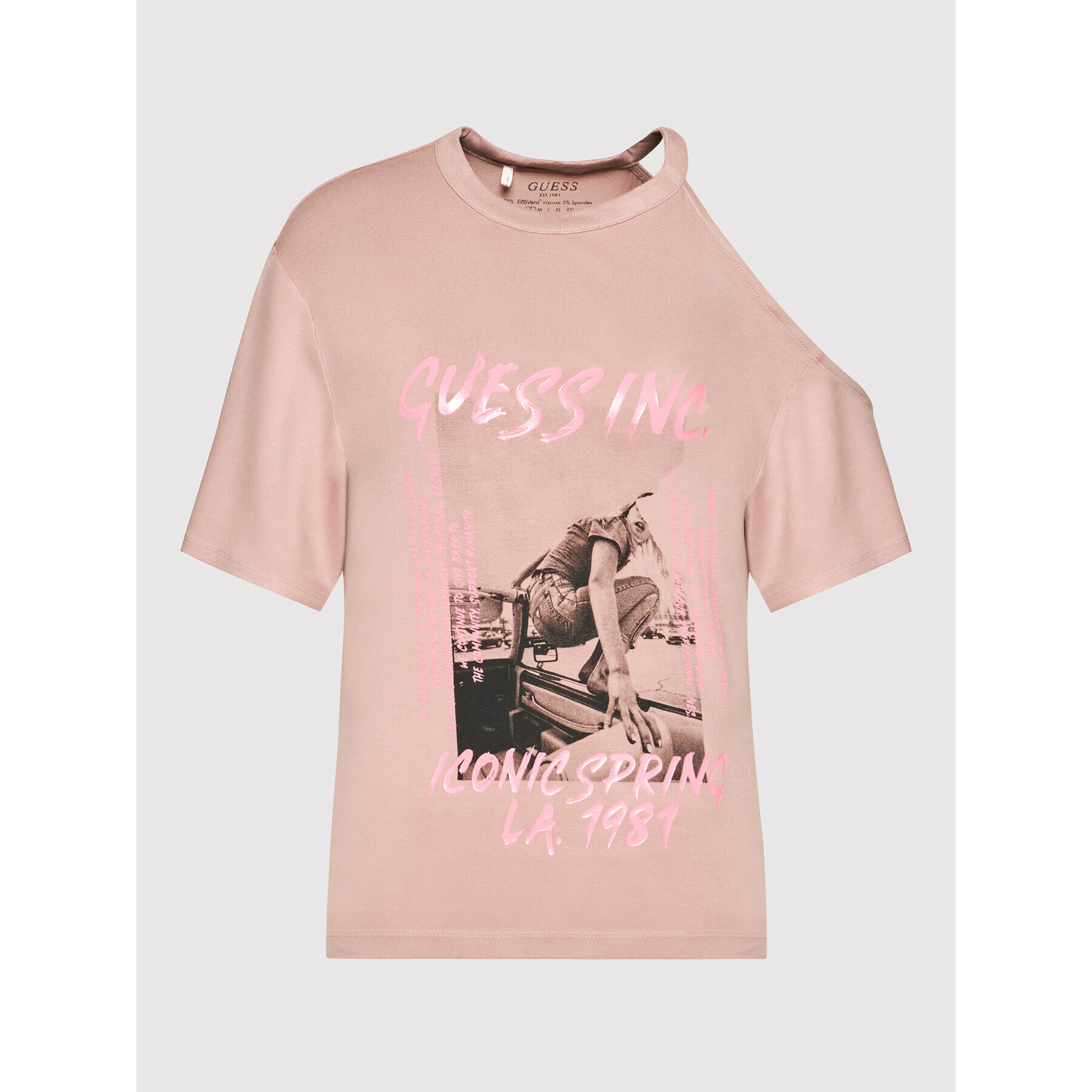 Guess Блуза W2RI15 K68D2 Розов Regular Fit - Pepit.bg