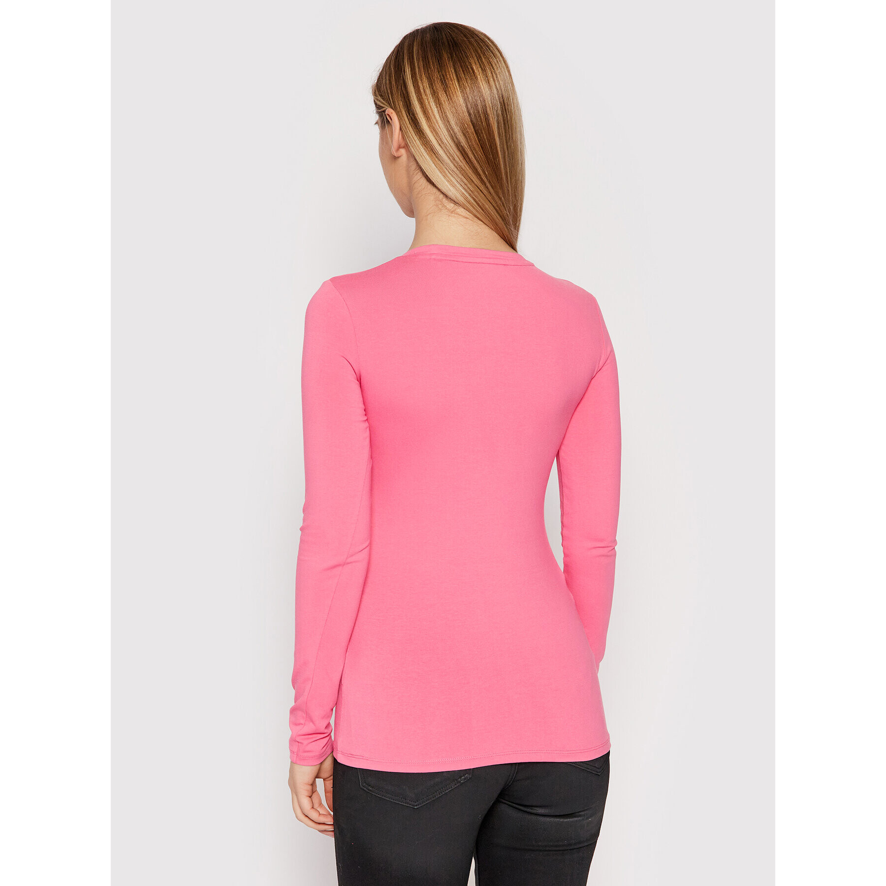 Guess Блуза W2RI19 J1311 Розов Slim Fit - Pepit.bg