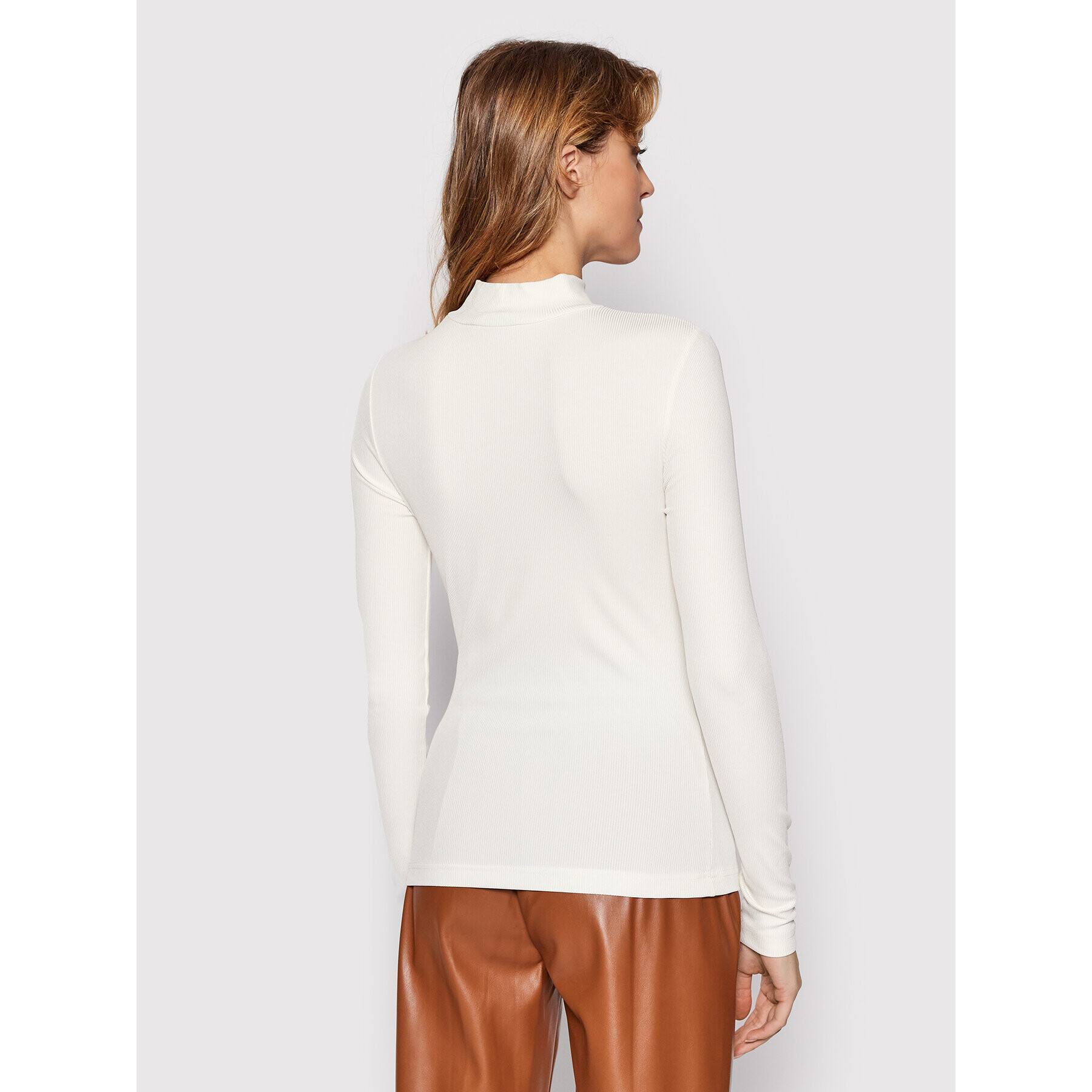 Guess Блуза W2RP11 KAZH2 Бежов Slim Fit - Pepit.bg
