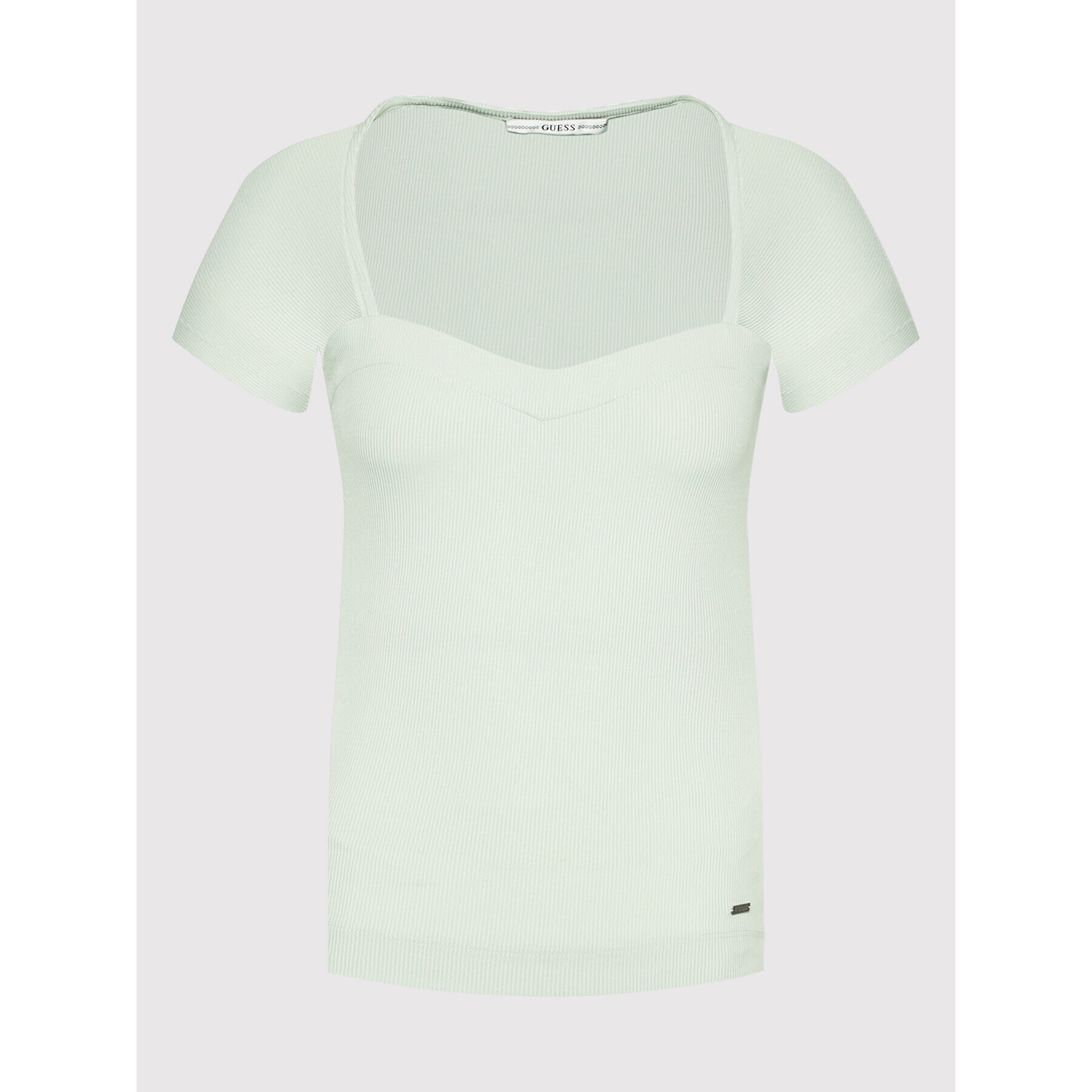 Guess Блуза W2RP12 KAZH2 Зелен Slim Fit - Pepit.bg