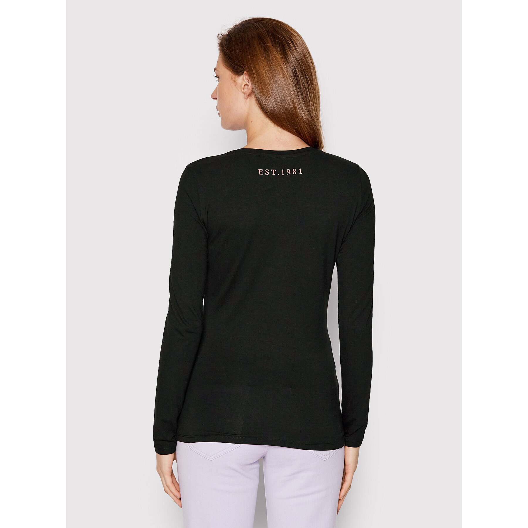 Guess Блуза W2YI36 J1311 Черен Slim Fit - Pepit.bg
