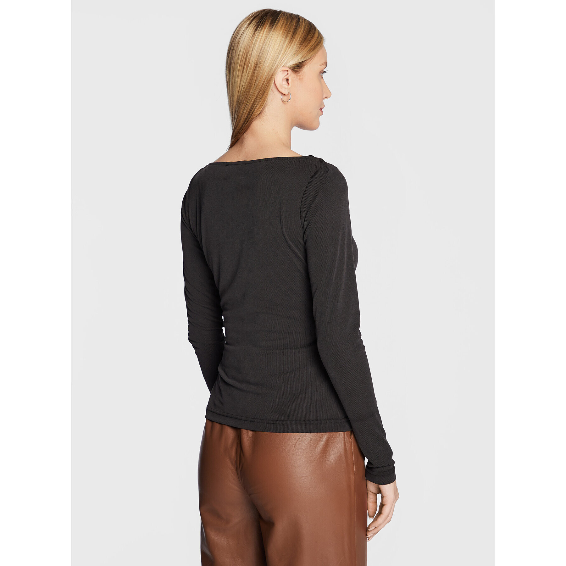 Guess Блуза W2YP06 KB7B2 Черен Slim Fit - Pepit.bg