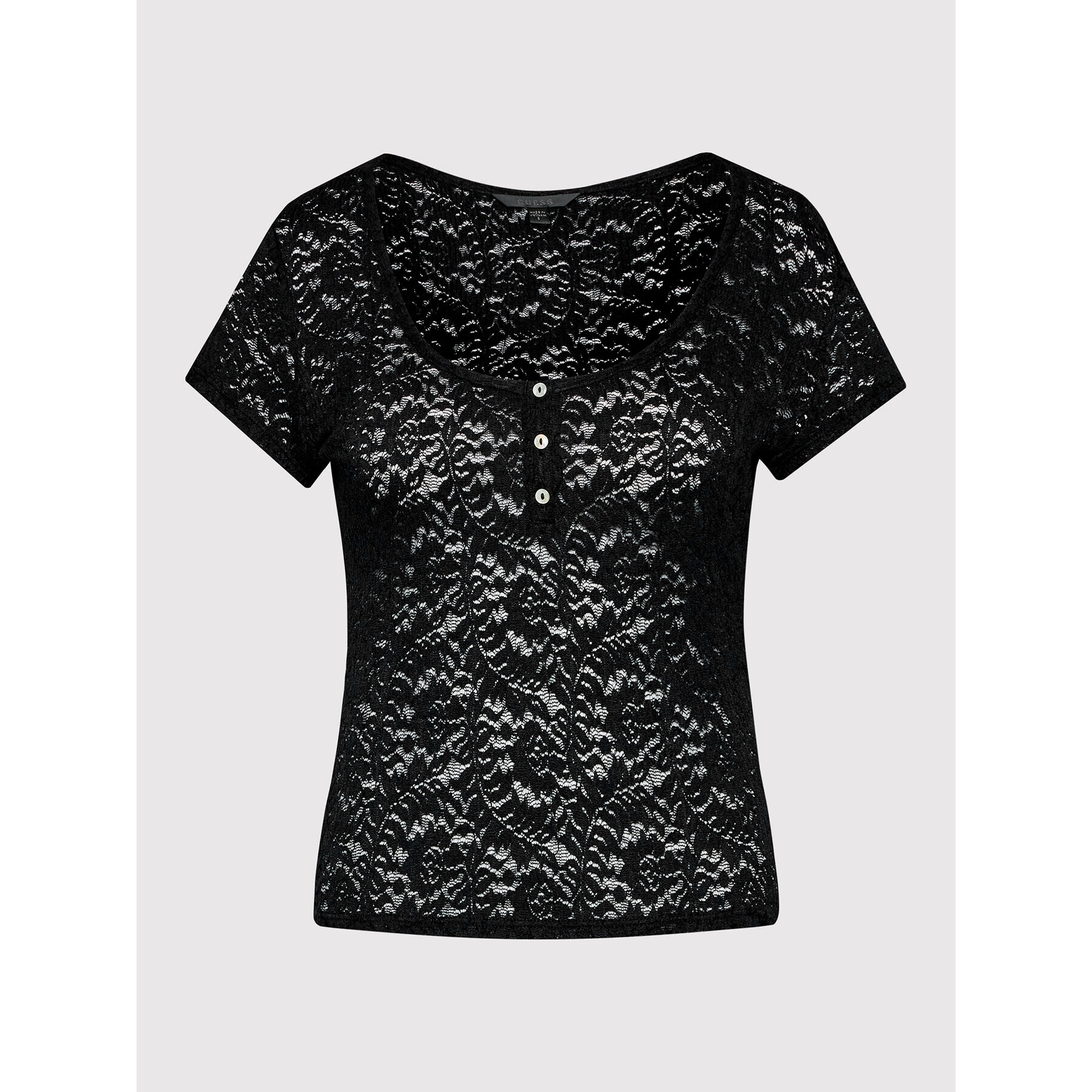 Guess Блуза W2YP21 KB7O0 Черен Regular Fit - Pepit.bg