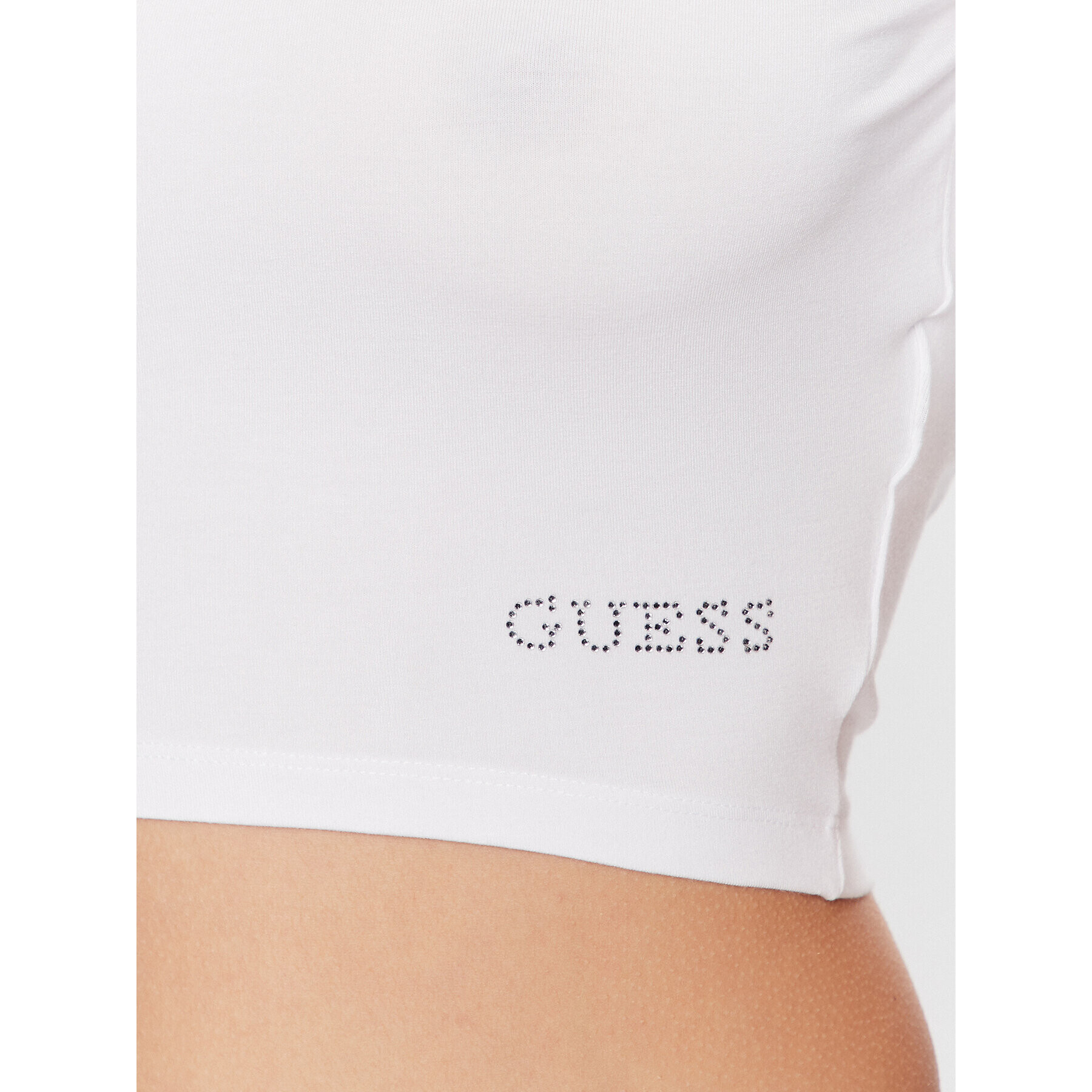 Guess Блуза W3GI28 K68D2 Бял Boxy Fit - Pepit.bg