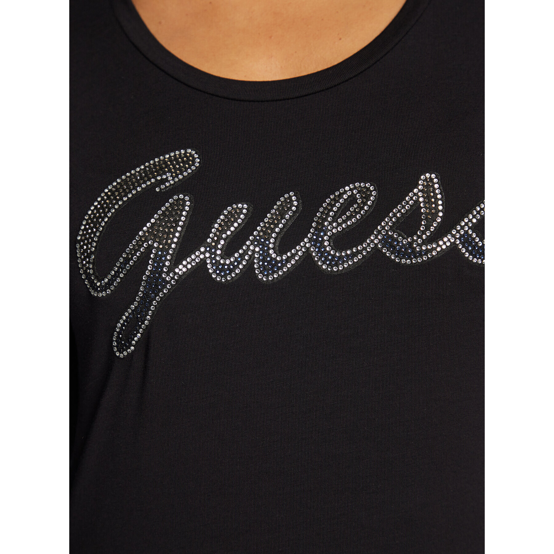 Guess Блуза W3RI15 J1314 Черен Slim Fit - Pepit.bg