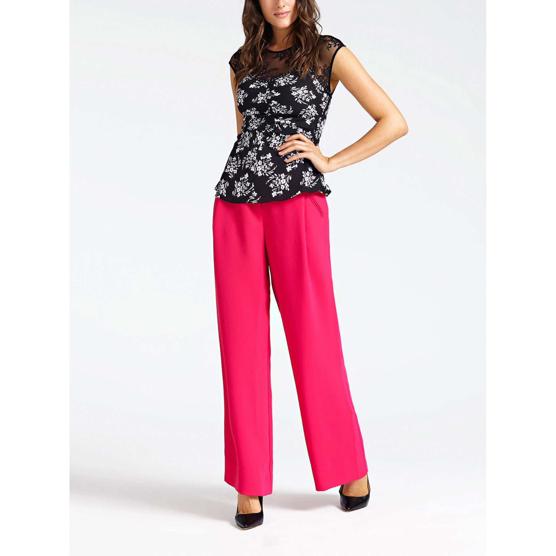 Guess Блуза W93H77 WBU70 Черен Slim Fit - Pepit.bg