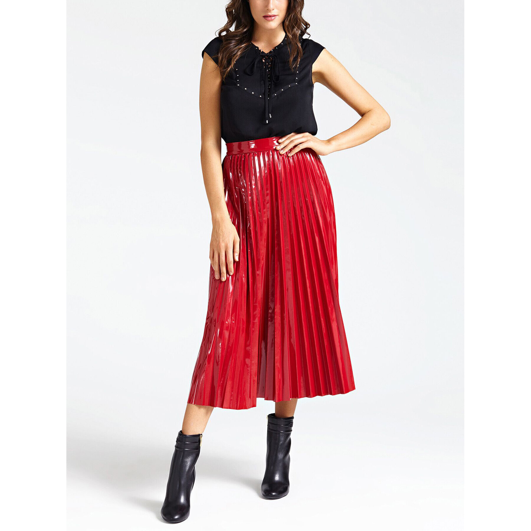 Guess Блуза W93H81 WAF20 Черен Regular Fit - Pepit.bg