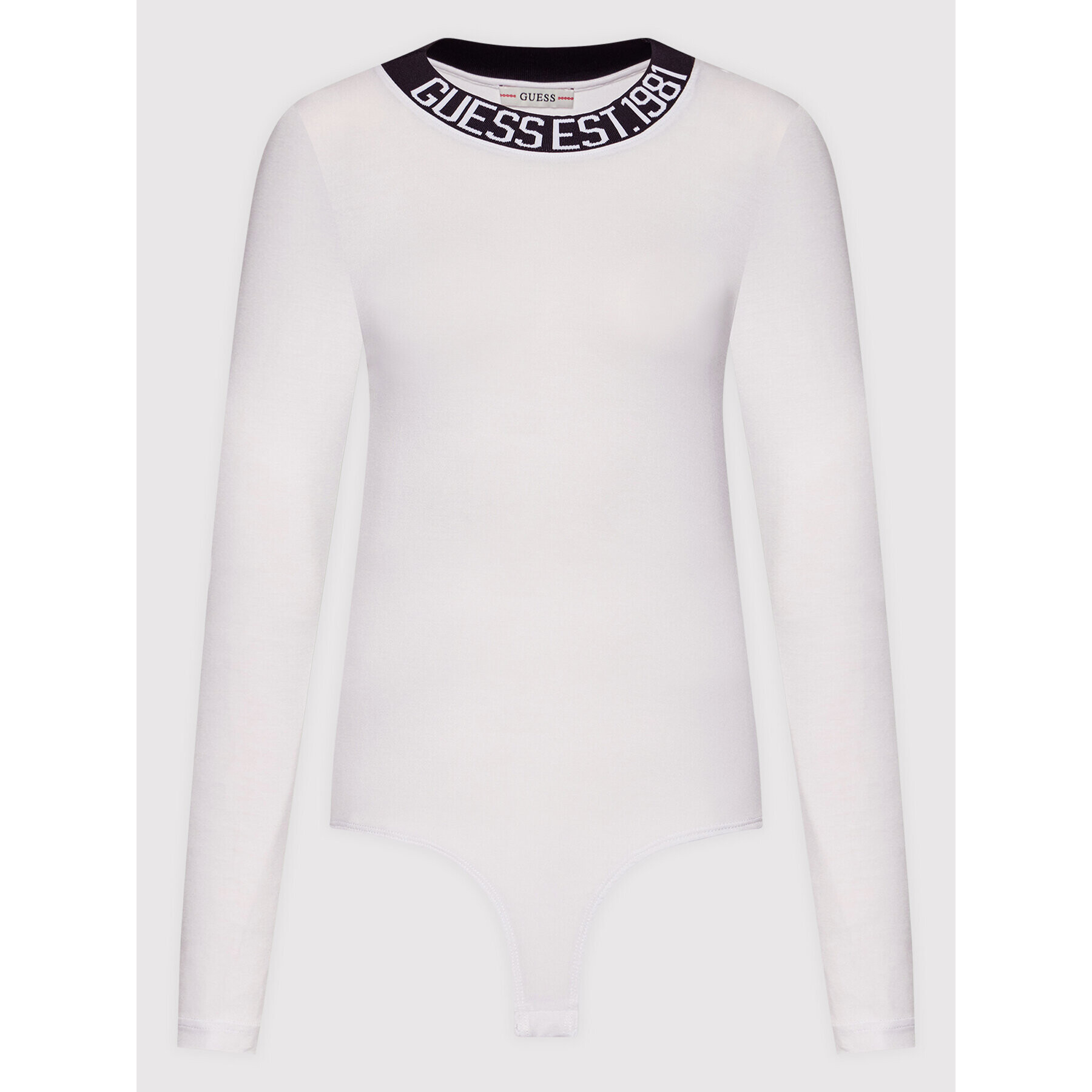 Guess Боди Chanel W1BP31 K68D2 Бял Slim Fit - Pepit.bg