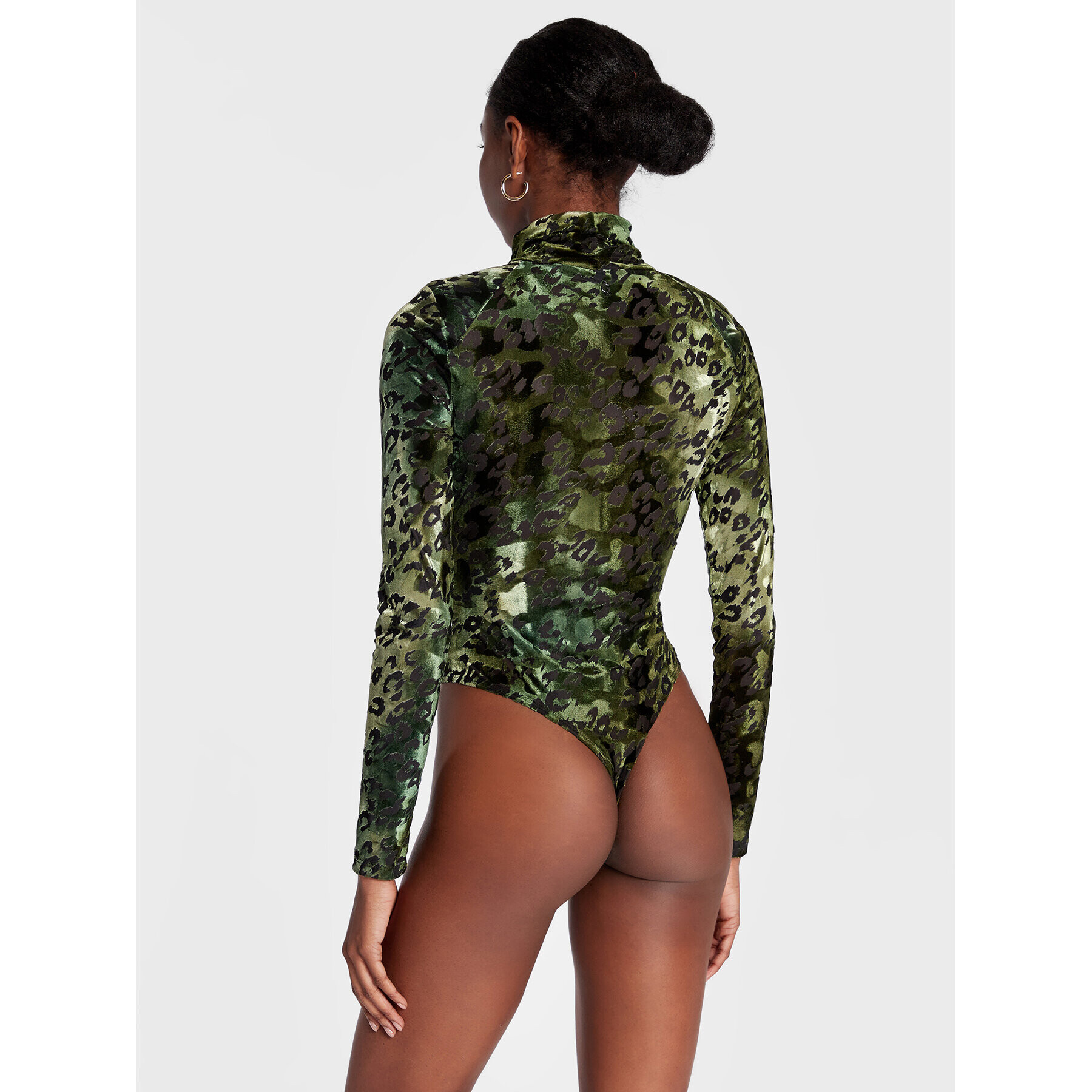 Guess Боди Coco W2BP23 KBDS0 Зелен Slim Fit - Pepit.bg